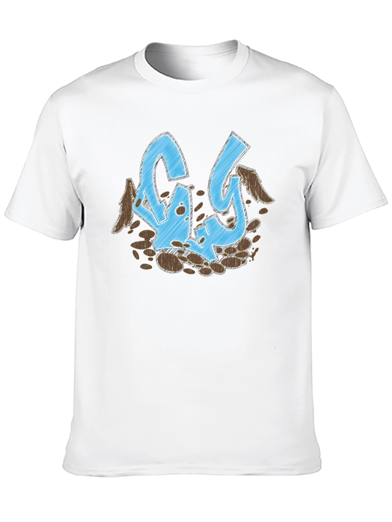 Abstract Graffiti Art Black T-Shirt