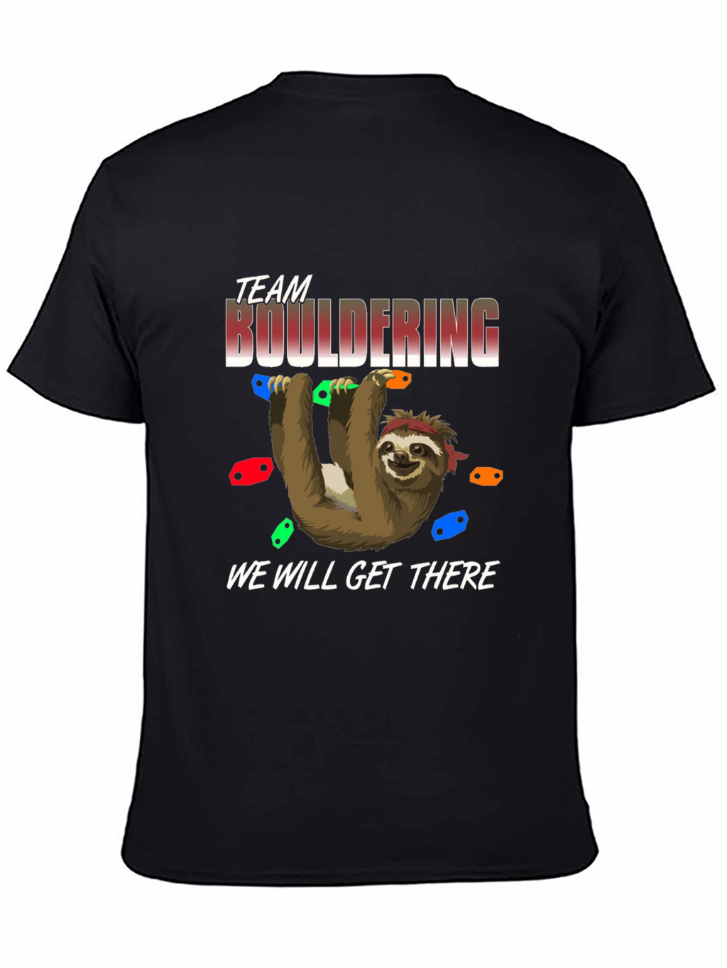 Team Bouldering Sloth Graphic T-Shirt