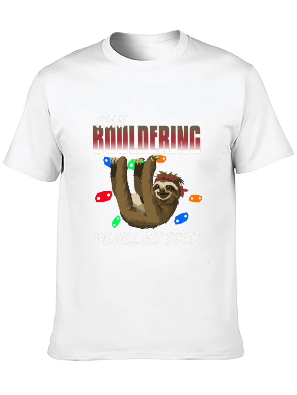 Team Bouldering Sloth Graphic T-Shirt