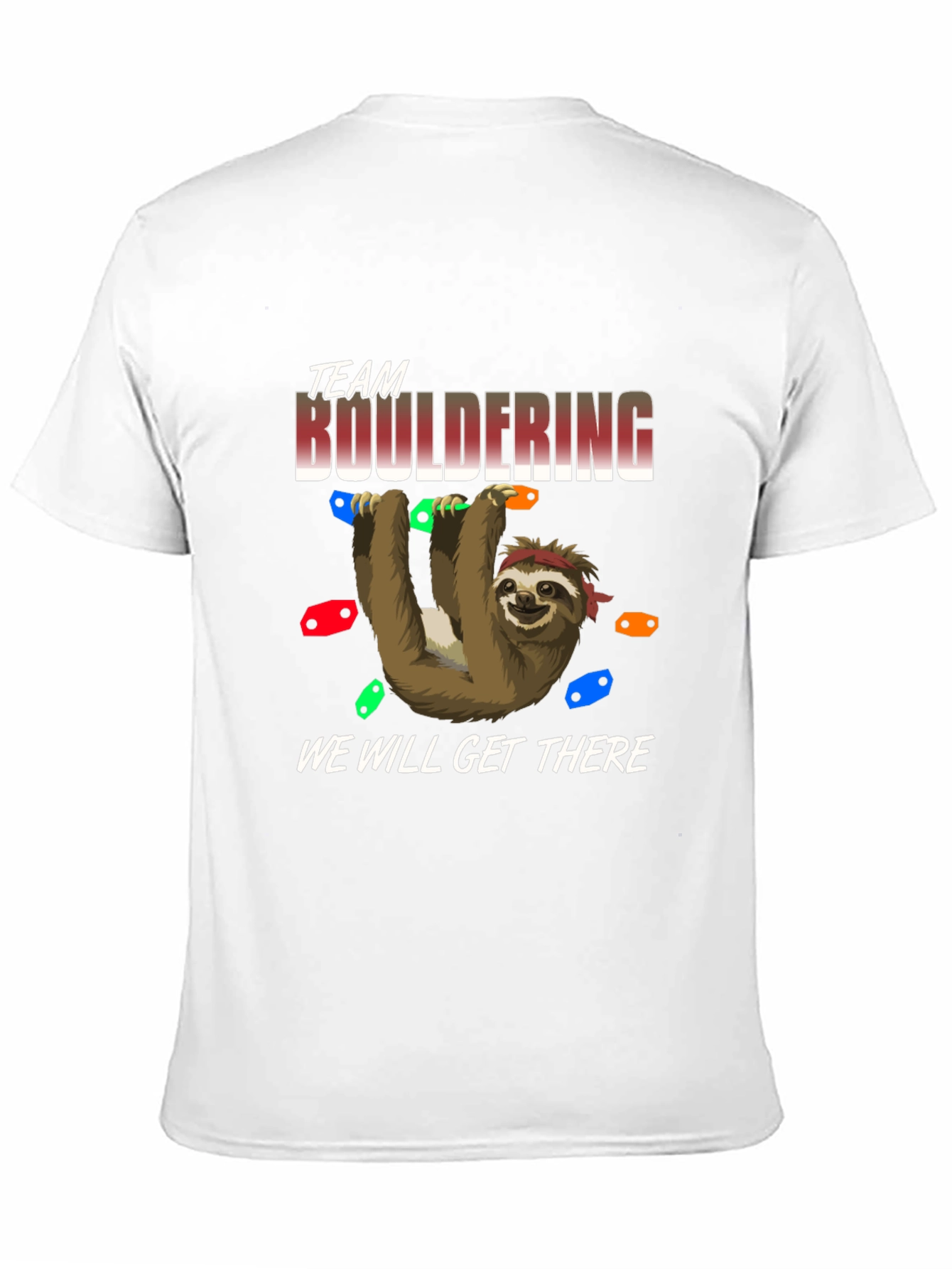 Team Bouldering Sloth Graphic T-Shirt
