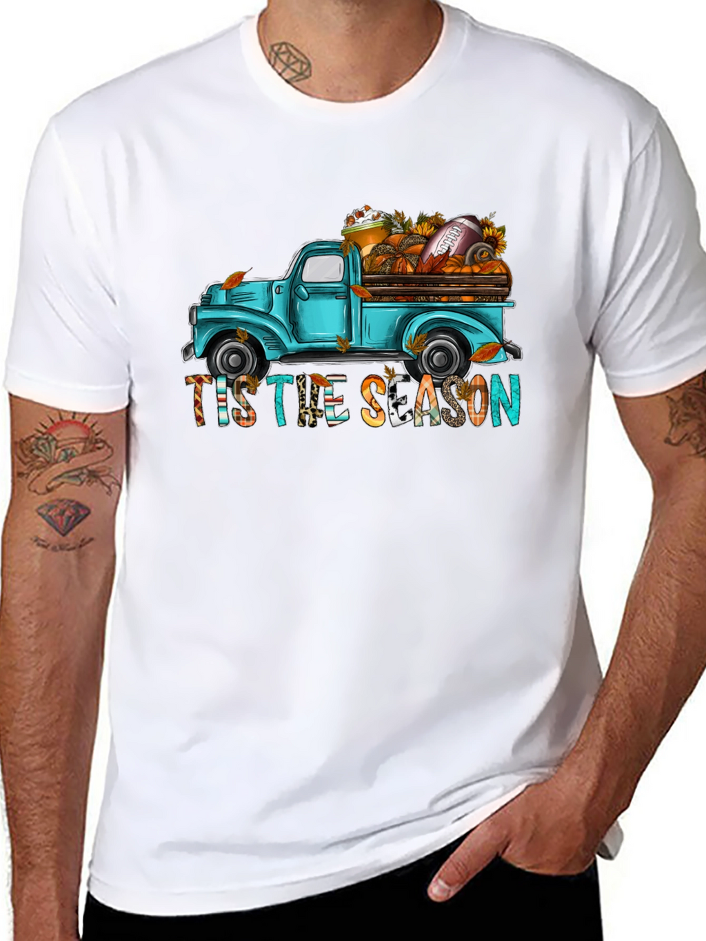 Tis The Season Truck Graphic Tee