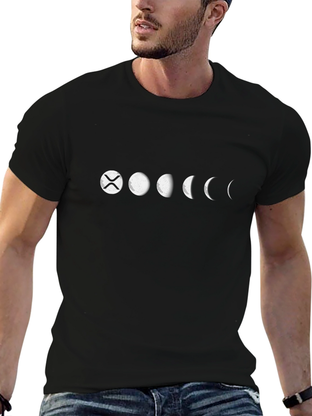 Lunar XRP Crypto Tee - Black