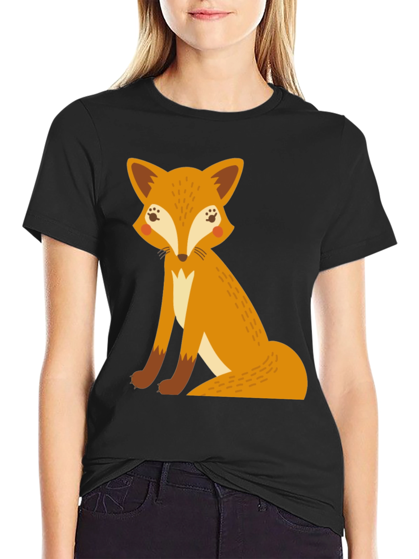 Fox Graphic T-Shirt - Fun Animal Tee