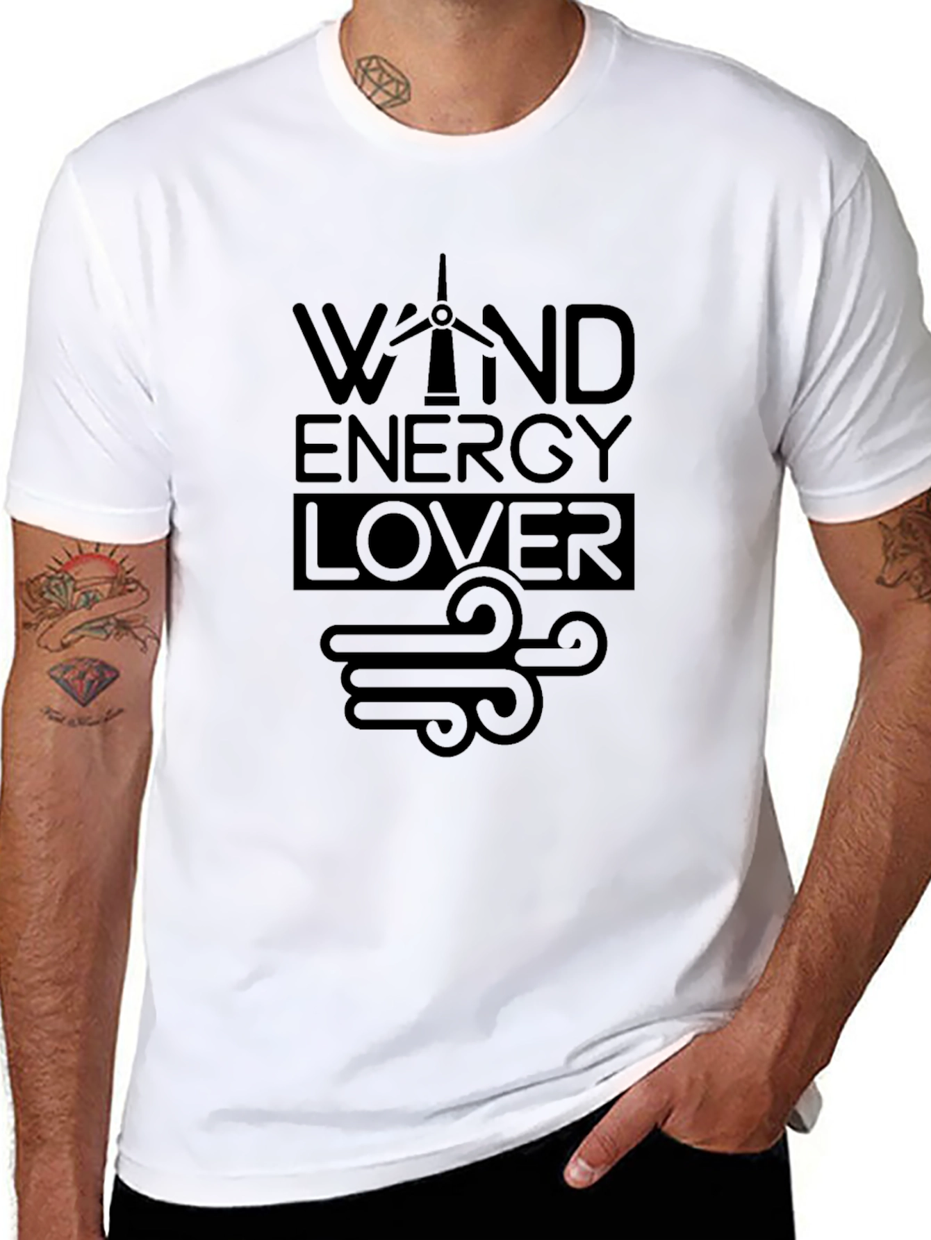 Wind Energy Lover T-Shirt - Eco-Friendly Design