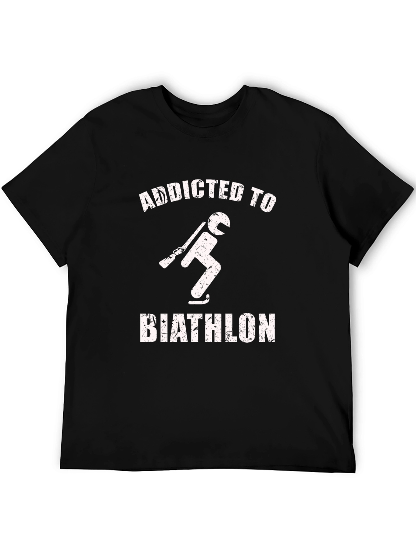 Addicted to Biathlon T-Shirt - Unisex Black Tee