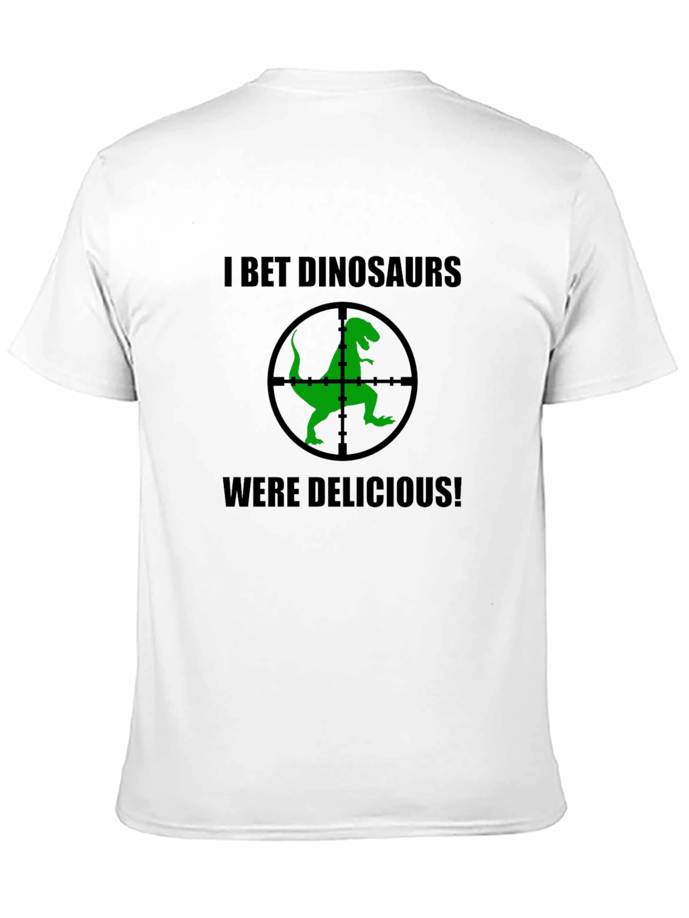 Dinosaur Target T-Shirt Funny Graphic Tee