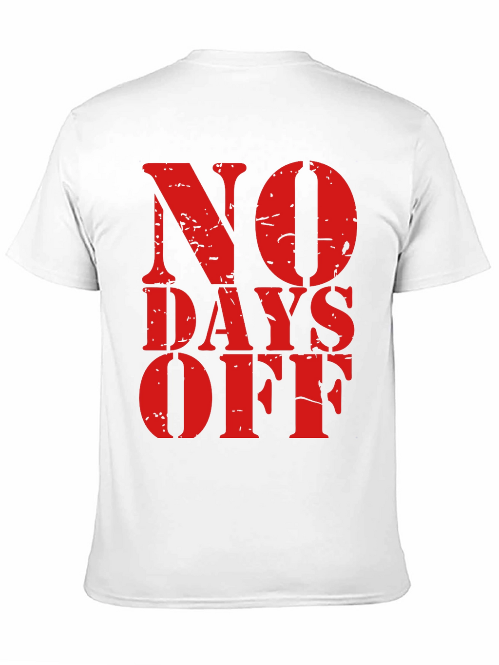 No Days Off Graphic Tee - Black