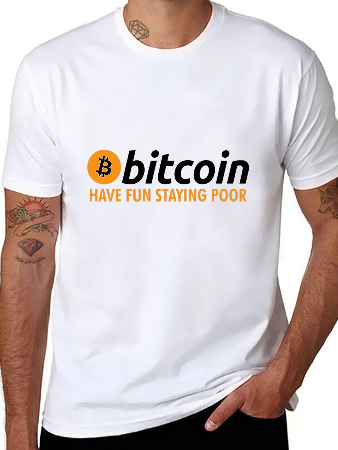 Bitcoin T-Shirt - Have Fun Staying Poor