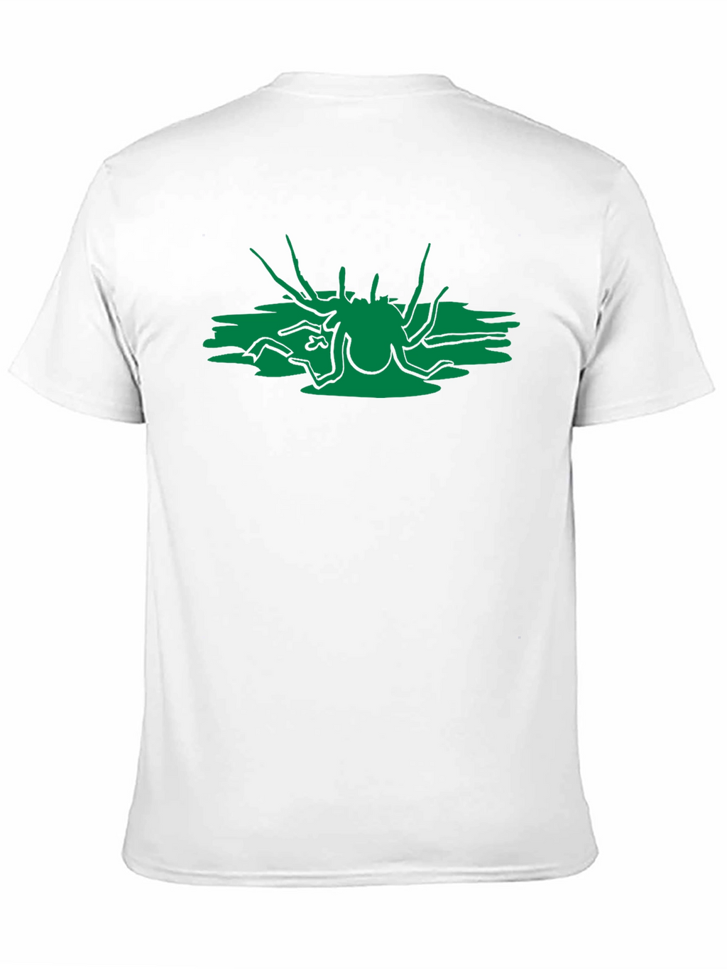 Abstract Green Creature Black T-Shirt