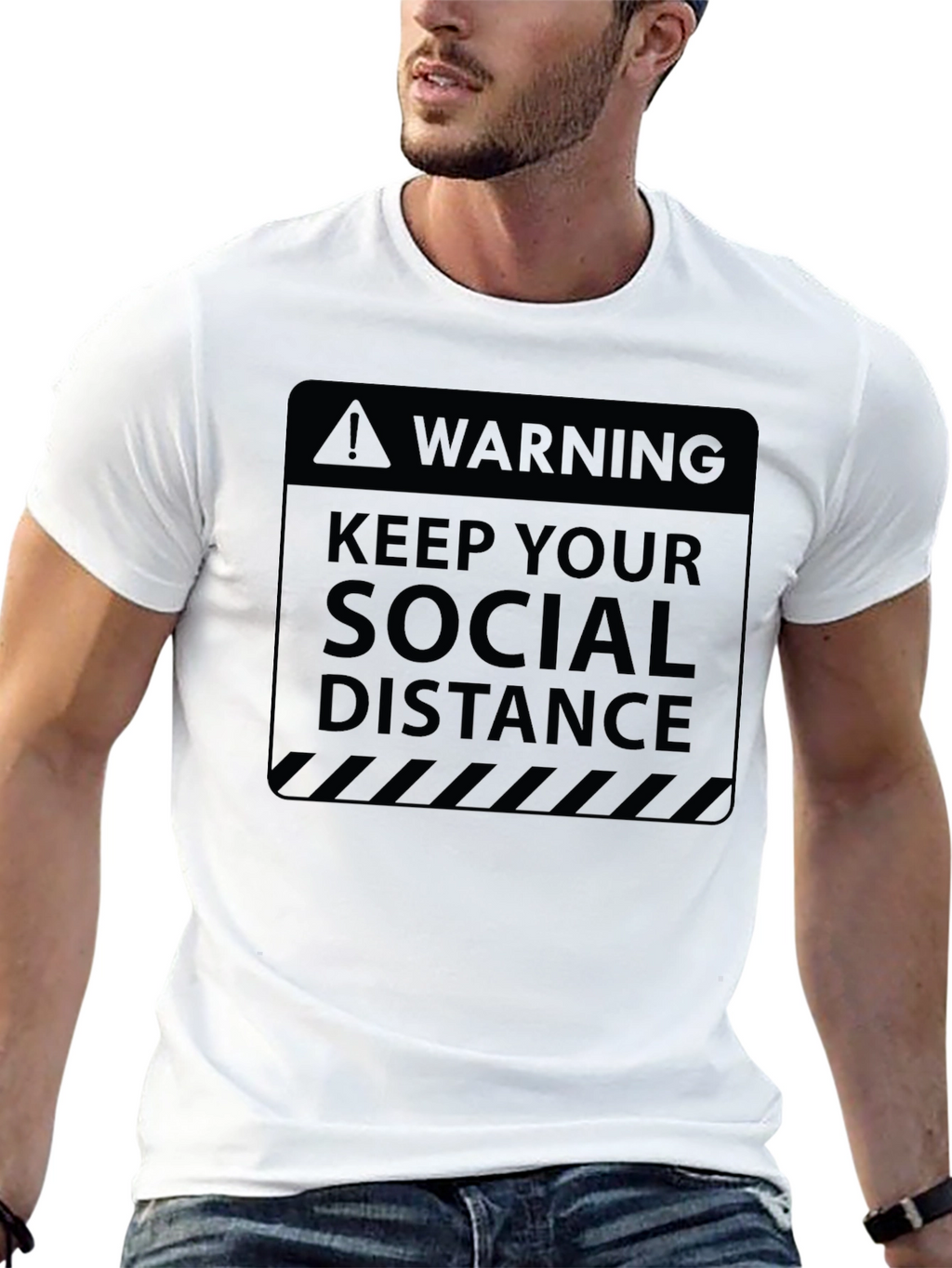 Keep Your Social Distance Graphic T-Shirt