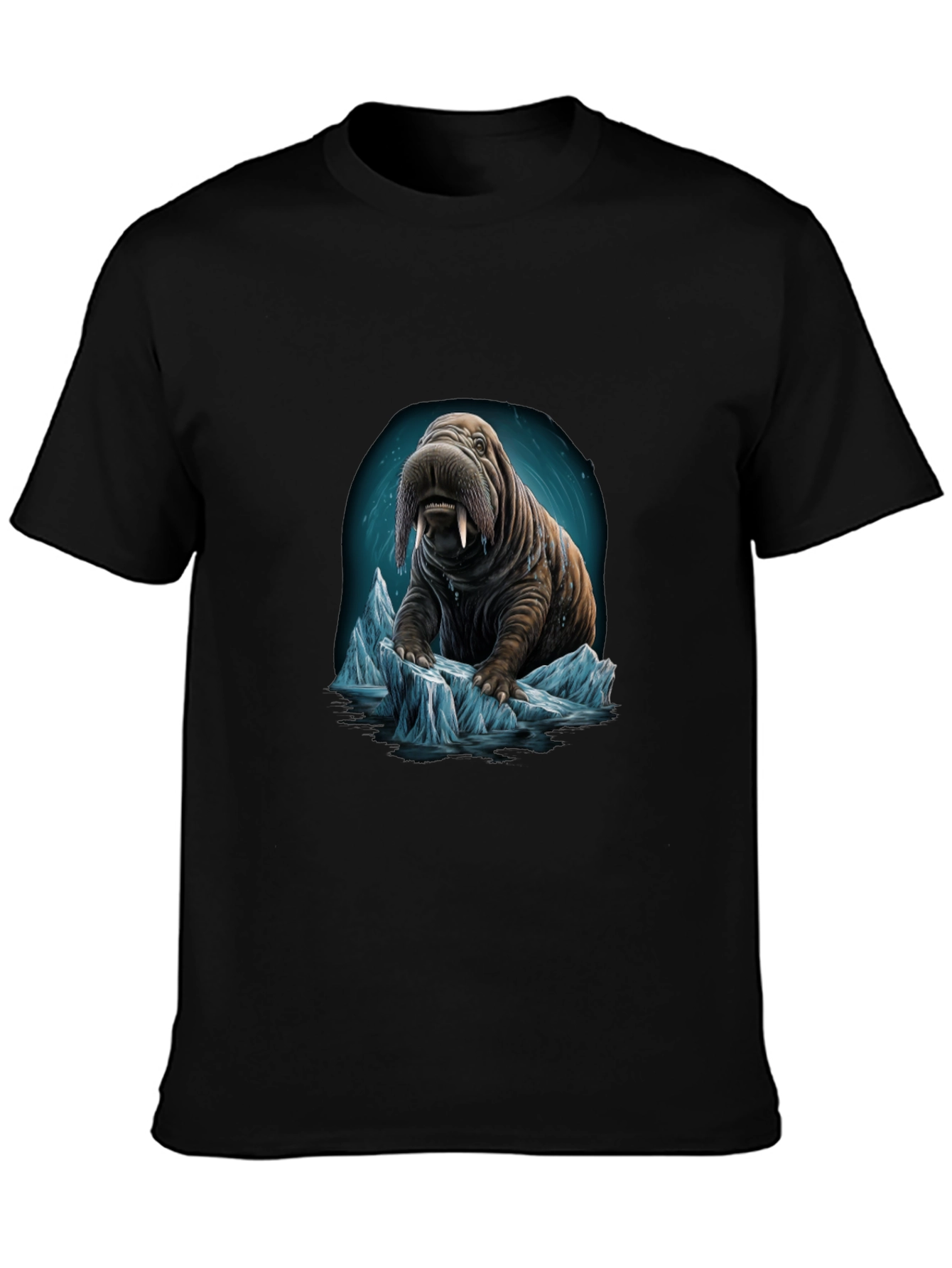 Walrus on Iceberg Graphic T-Shirt