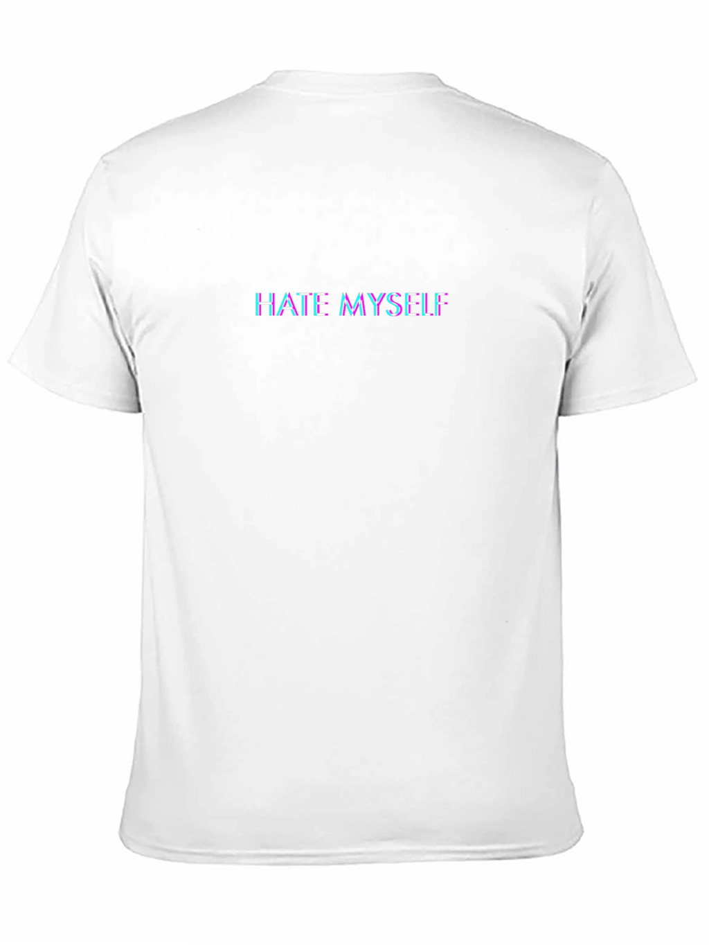 Hate Myself Glitch Tee - Edgy Graphic T-Shirt