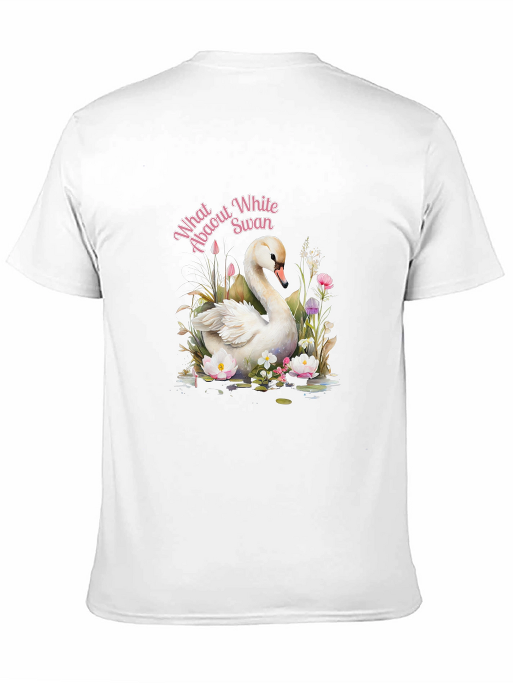 Elegant Swan Graphic T-Shirt