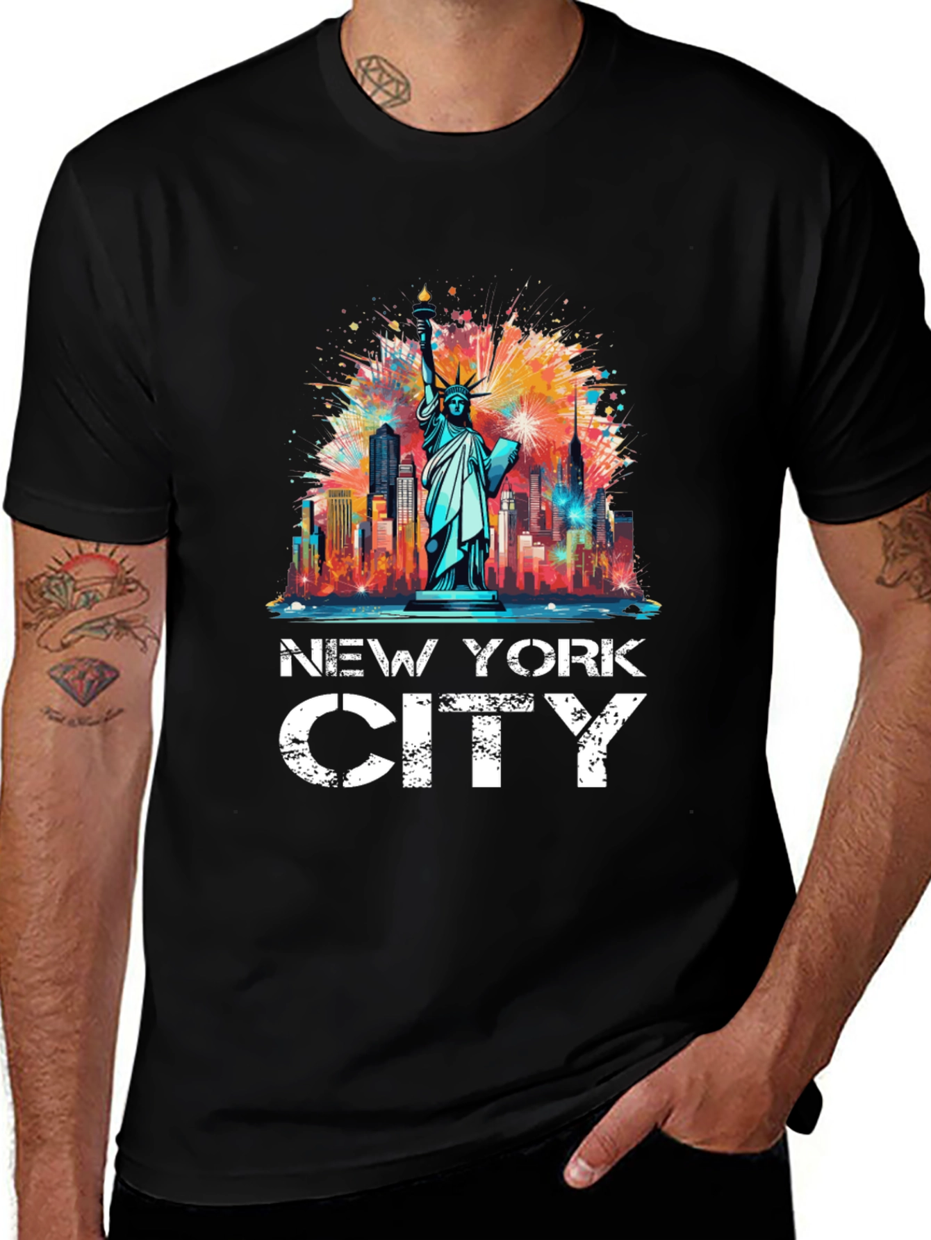 New York City Statue of Liberty Graphic Tee