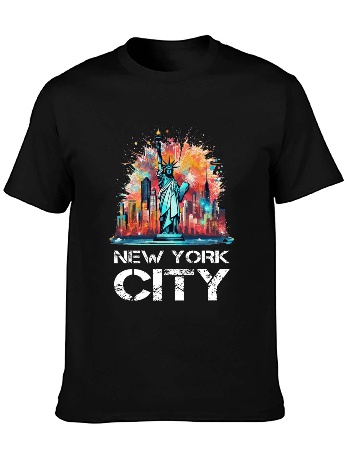 New York City Statue of Liberty Graphic Tee