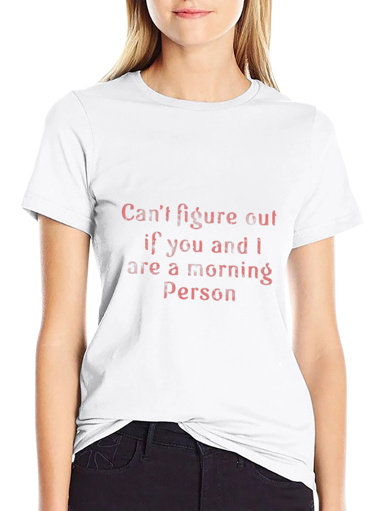 Morning Person Graphic Tee - Black
