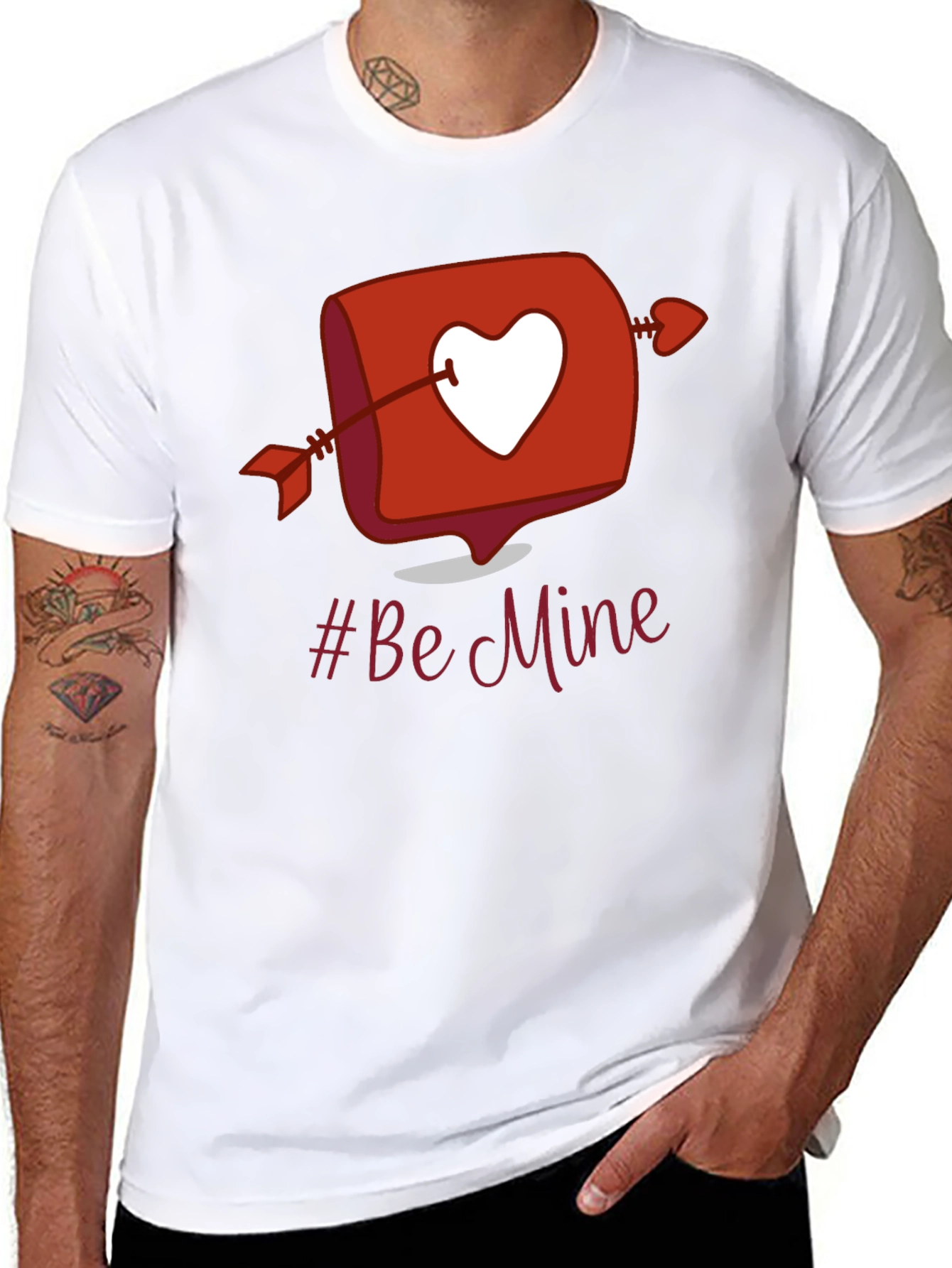 Be Mine Valentines Day Graphic Tee