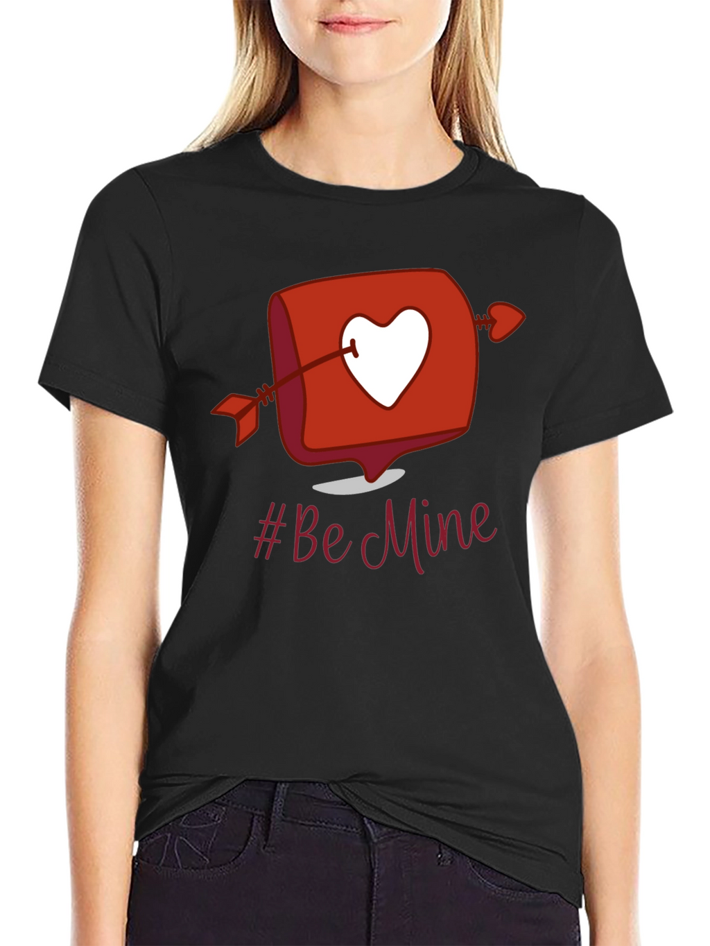 Be Mine Valentines Day Graphic Tee