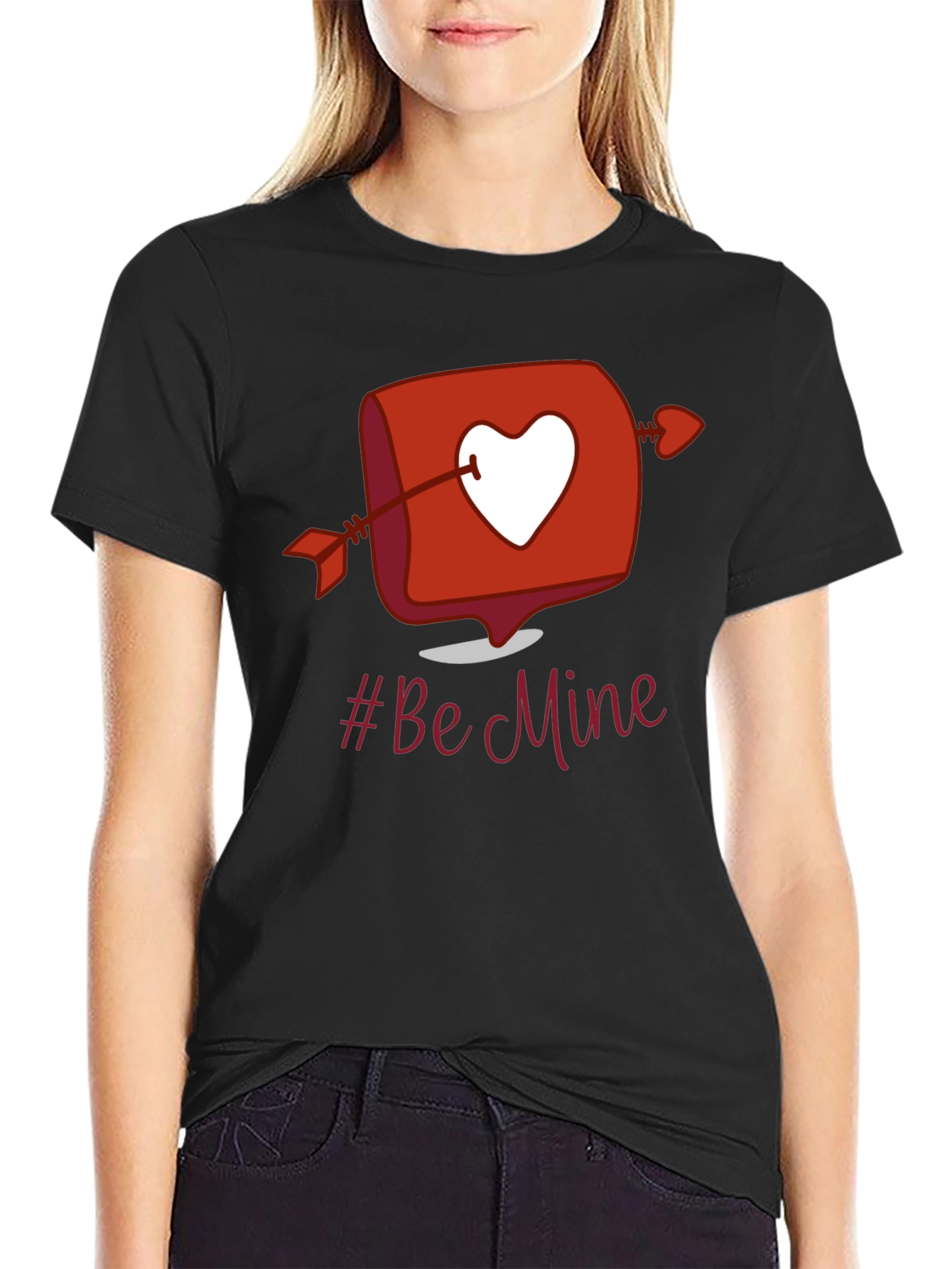 Be Mine Valentines Day Graphic Tee