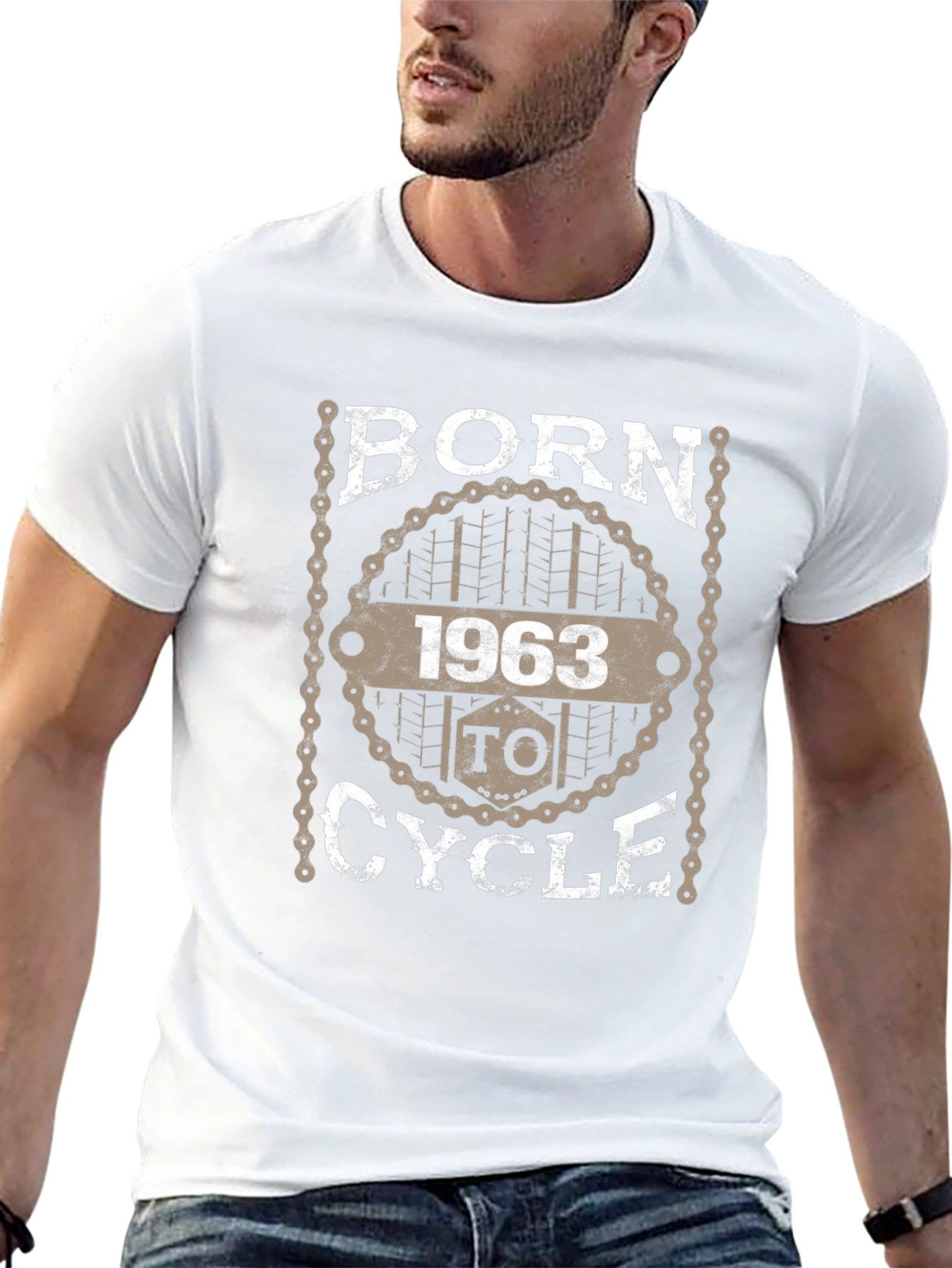 Born To Cycle 1963 Graphic T-Shirt