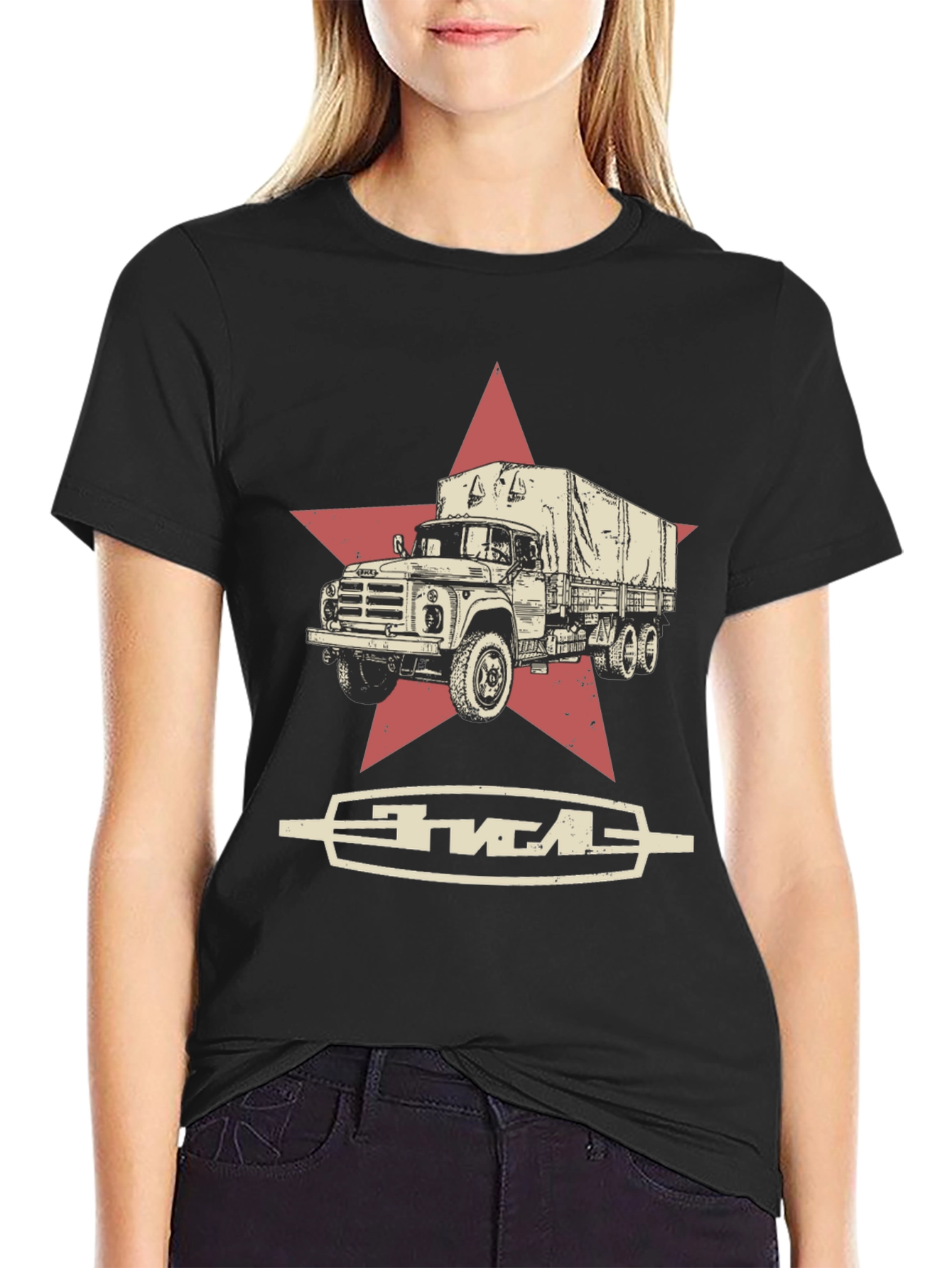 ZIL-130 Truck T-Shirt - Vintage Soviet Design