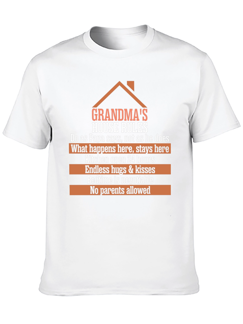 Grandmas House Rules Graphic T-Shirt