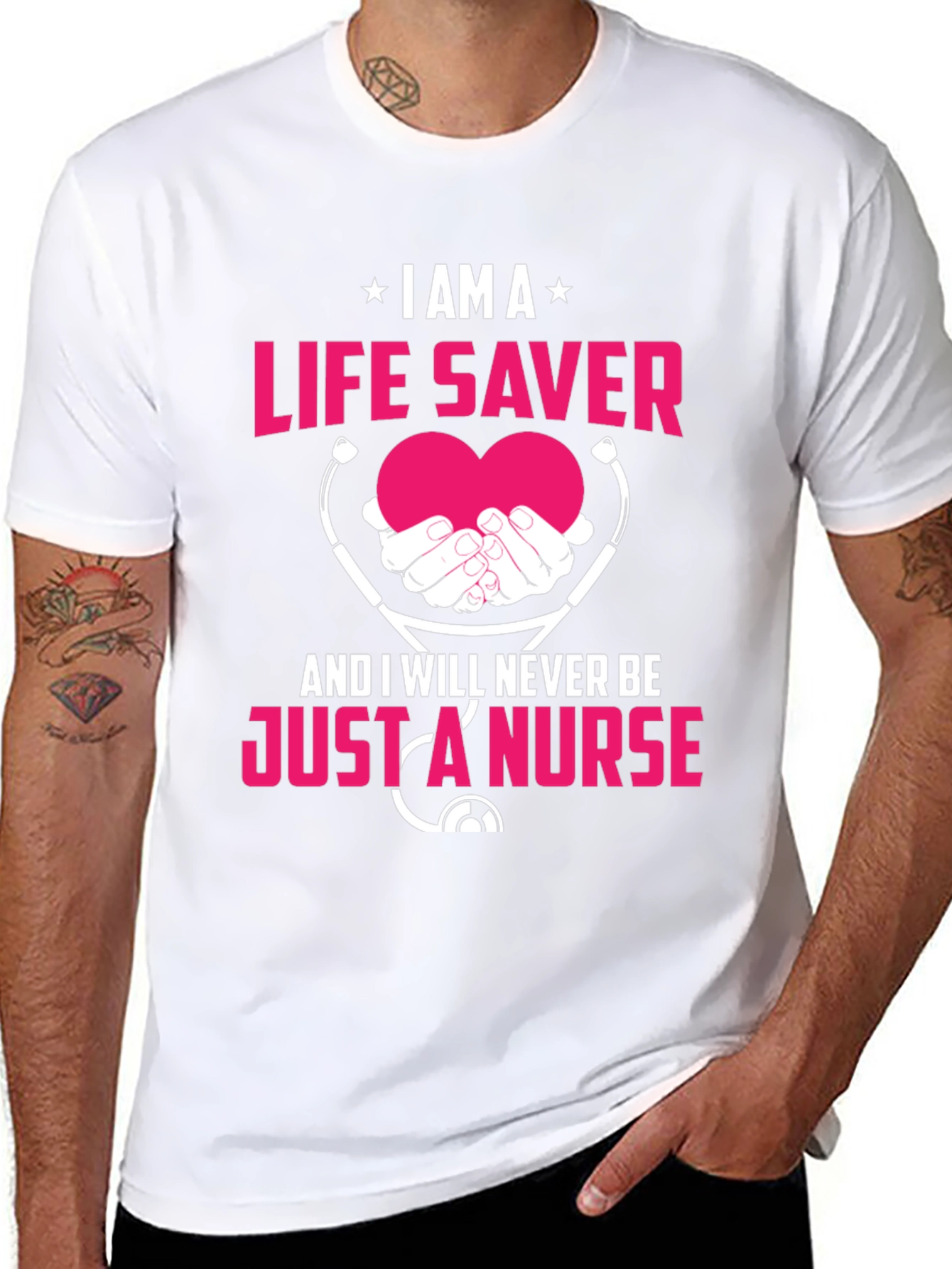 Life Saver Nurse T-Shirt - Black