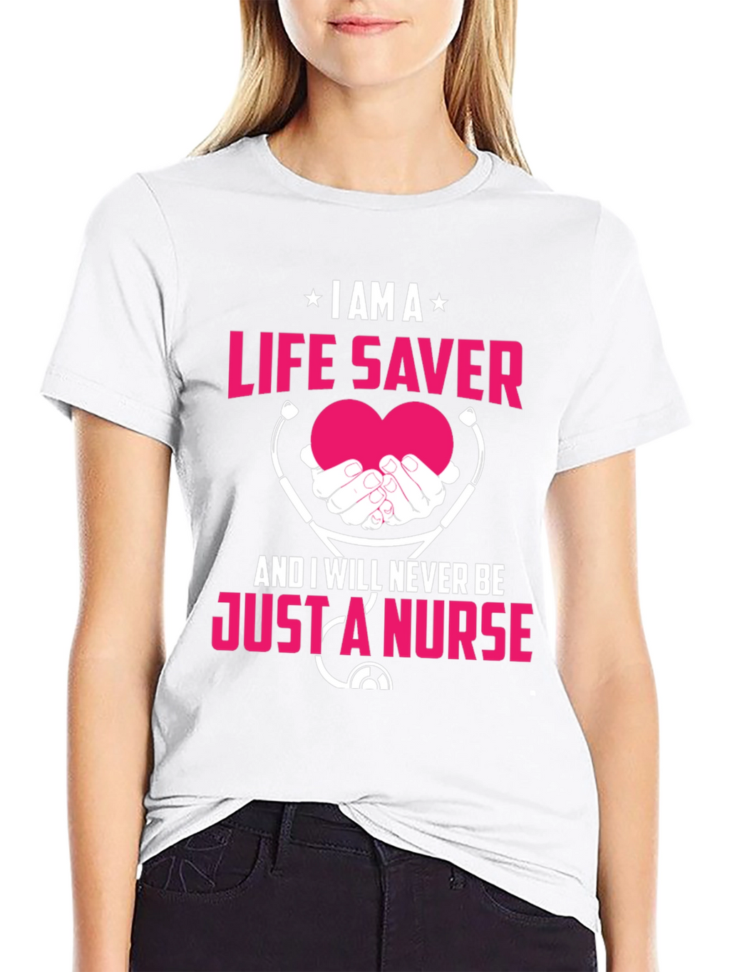Life Saver Nurse T-Shirt - Black