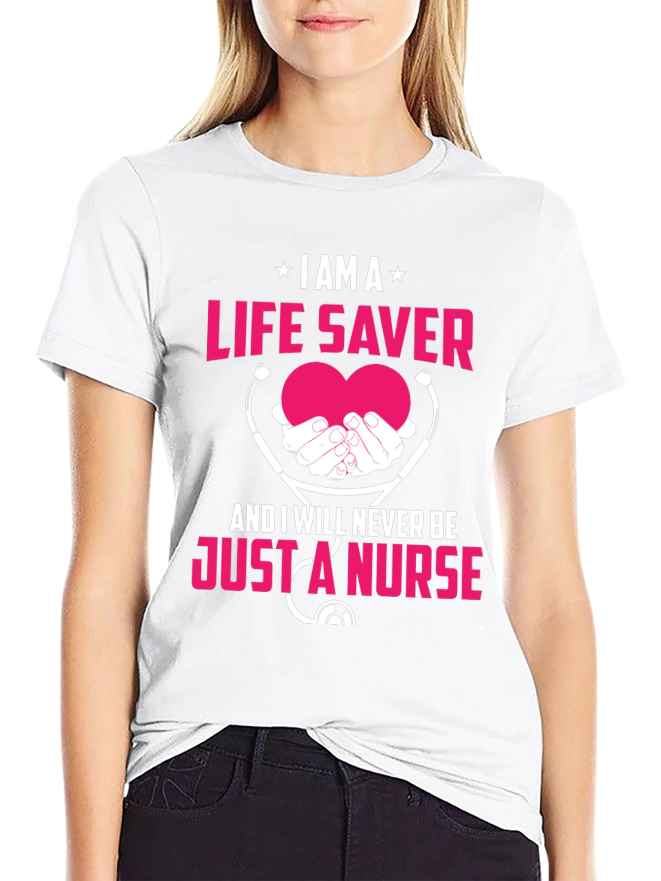 Life Saver Nurse T-Shirt - Black