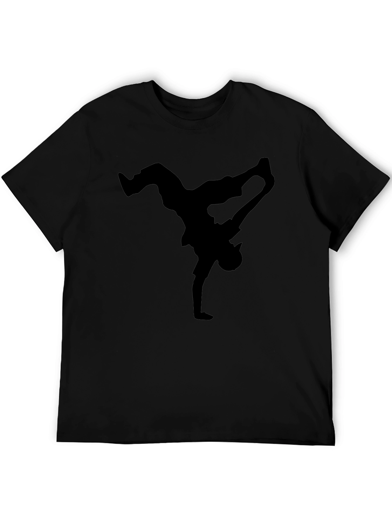 Black Dancer Silhouette Graphic Tee