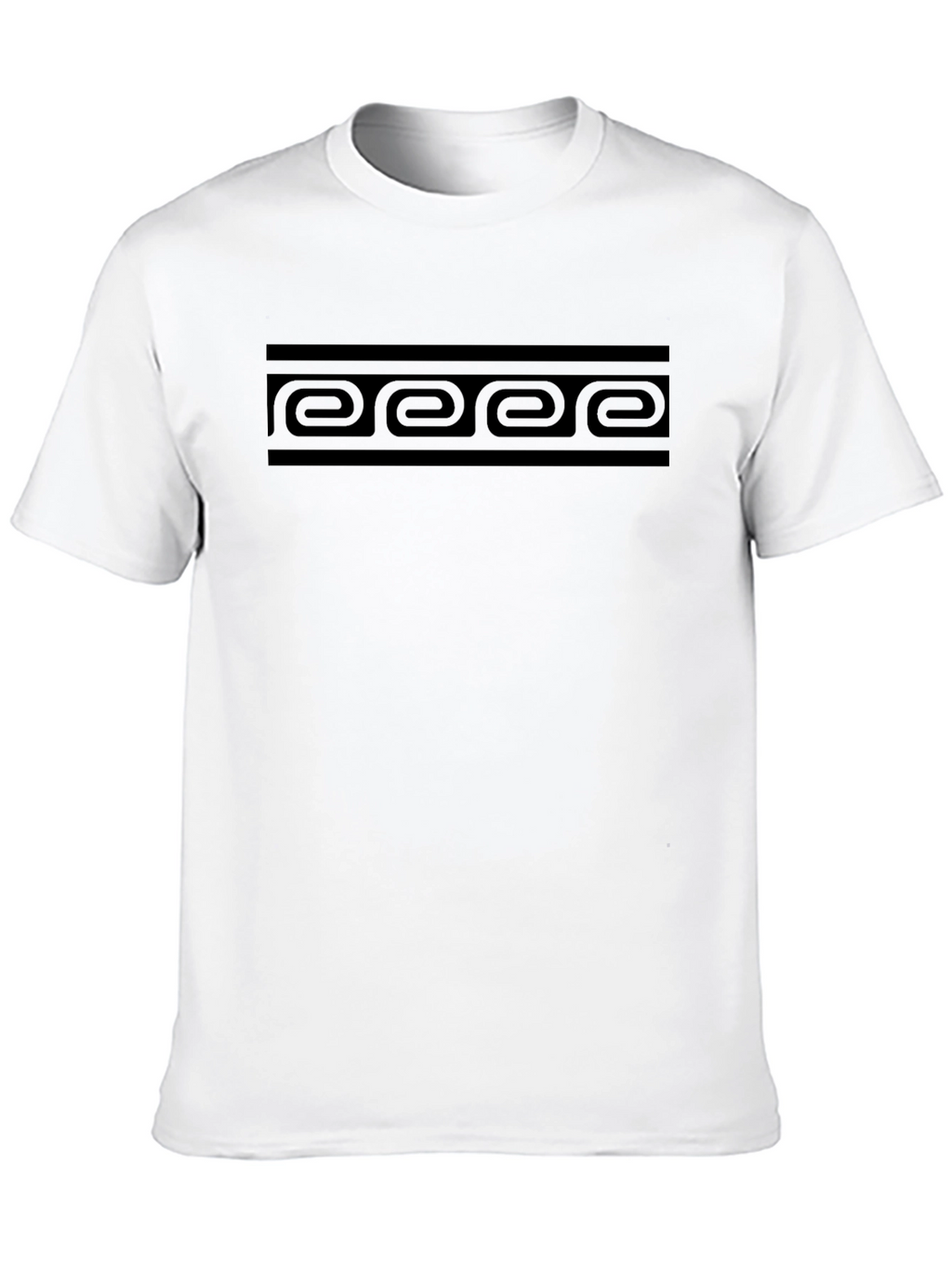 Geometric Pattern T-Shirt - Casual Style