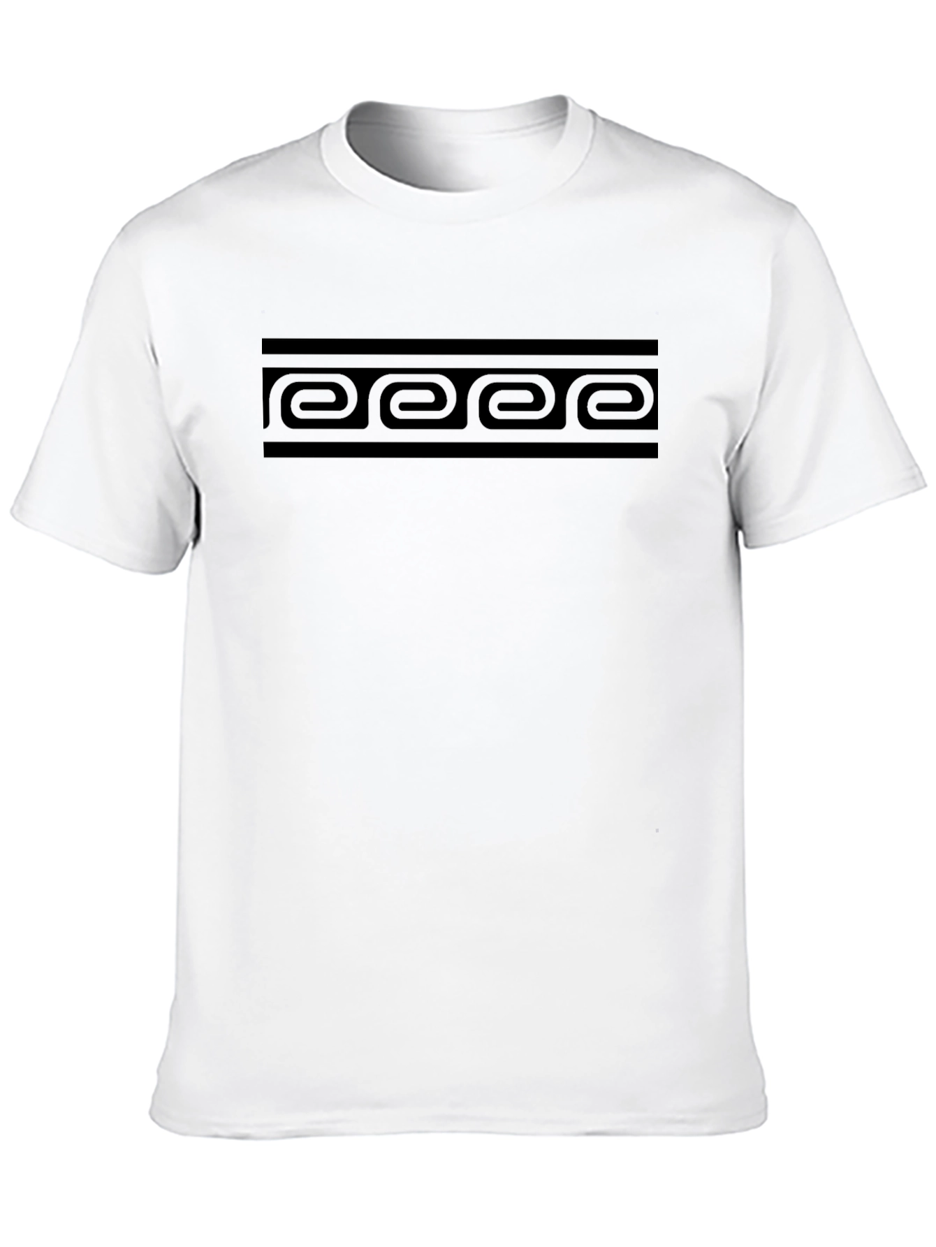 Geometric Pattern T-Shirt - Casual Style