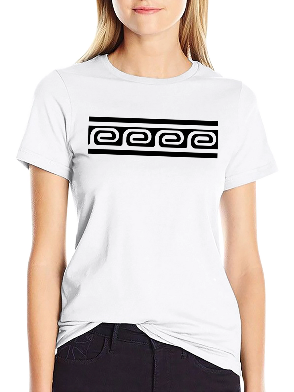 Geometric Pattern T-Shirt - Casual Style