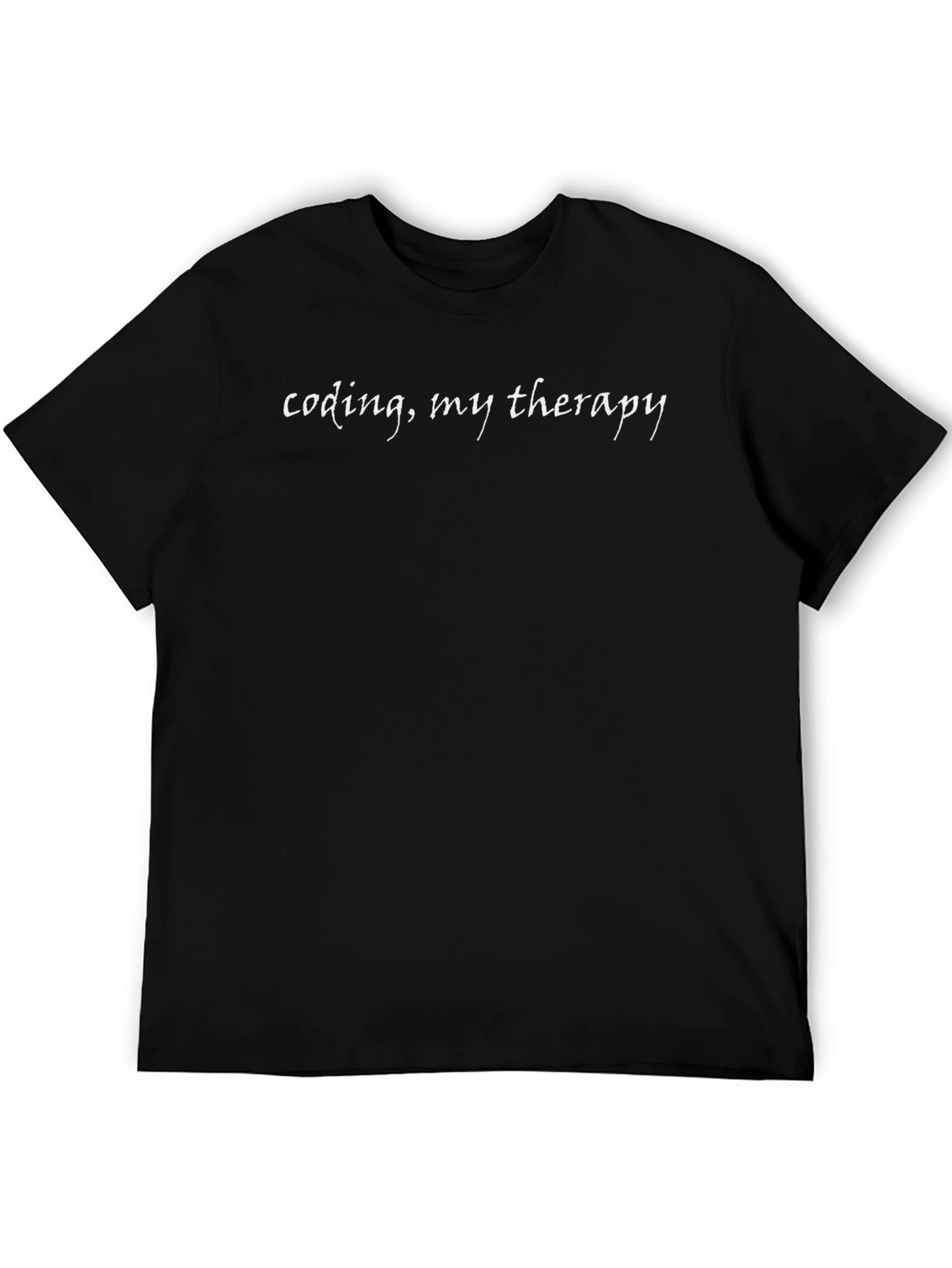 Coding Therapy Black T-Shirt