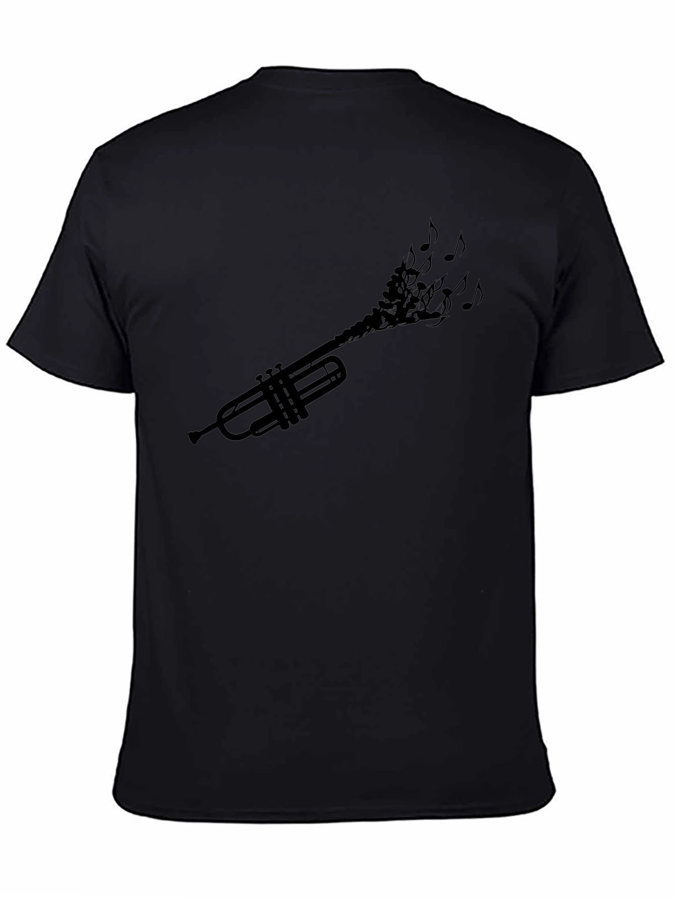 Trumpet Music Notes Graphic Tee