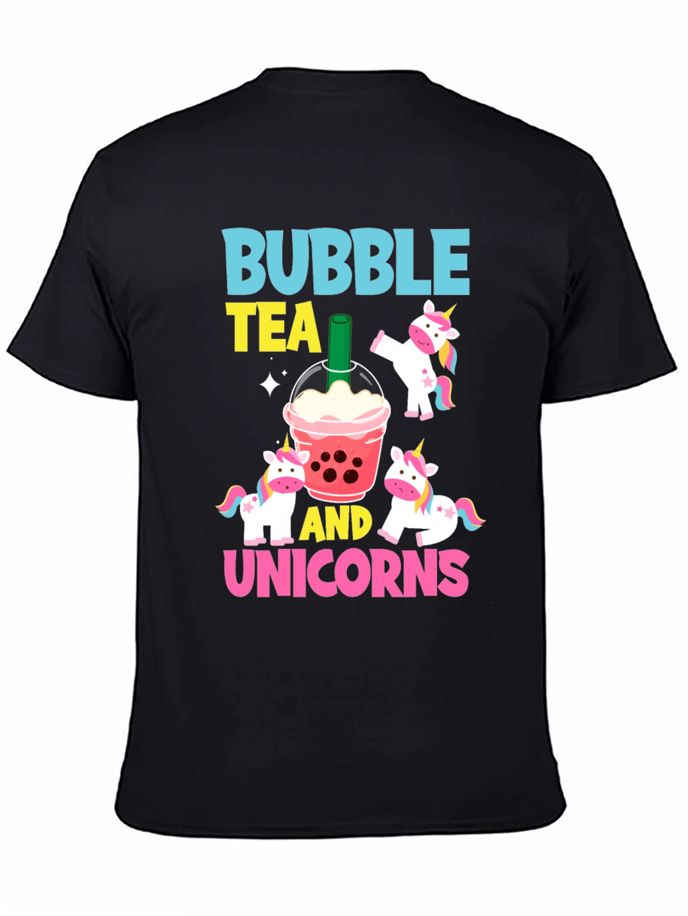 Bubble Tea & Unicorns Graphic Tee