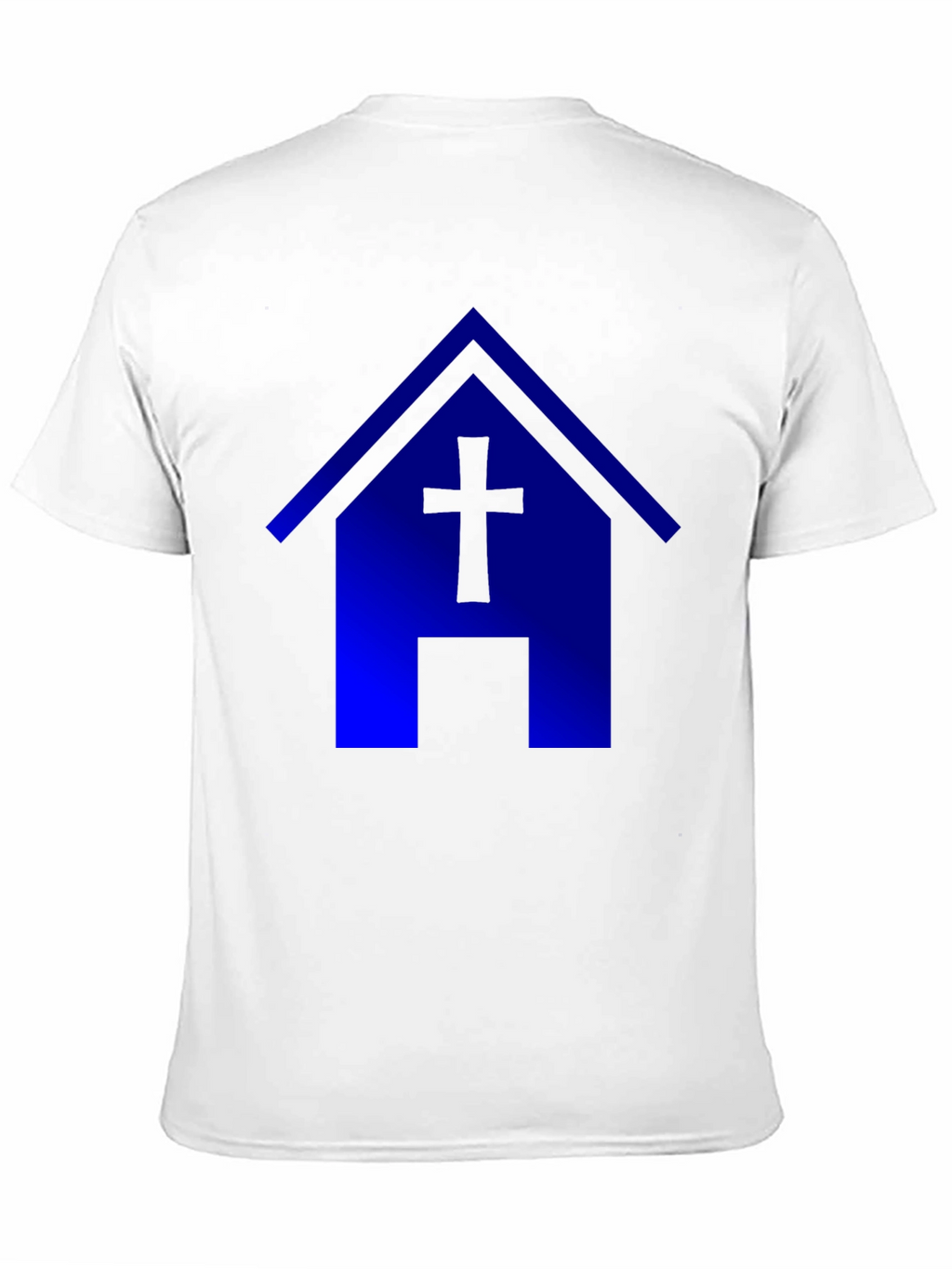 Blue Church T-Shirt: Faith & Style
