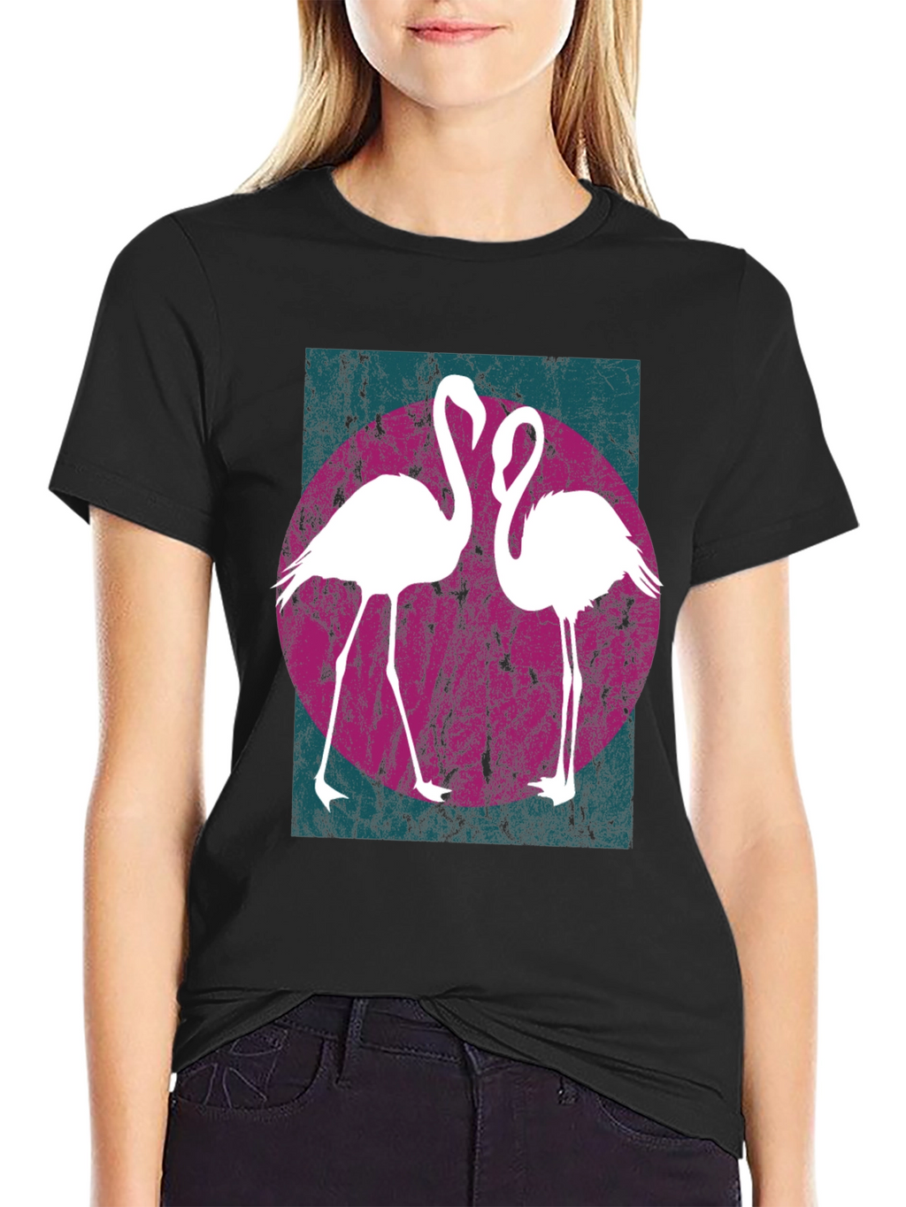 Retro Flamingo Graphic Tee