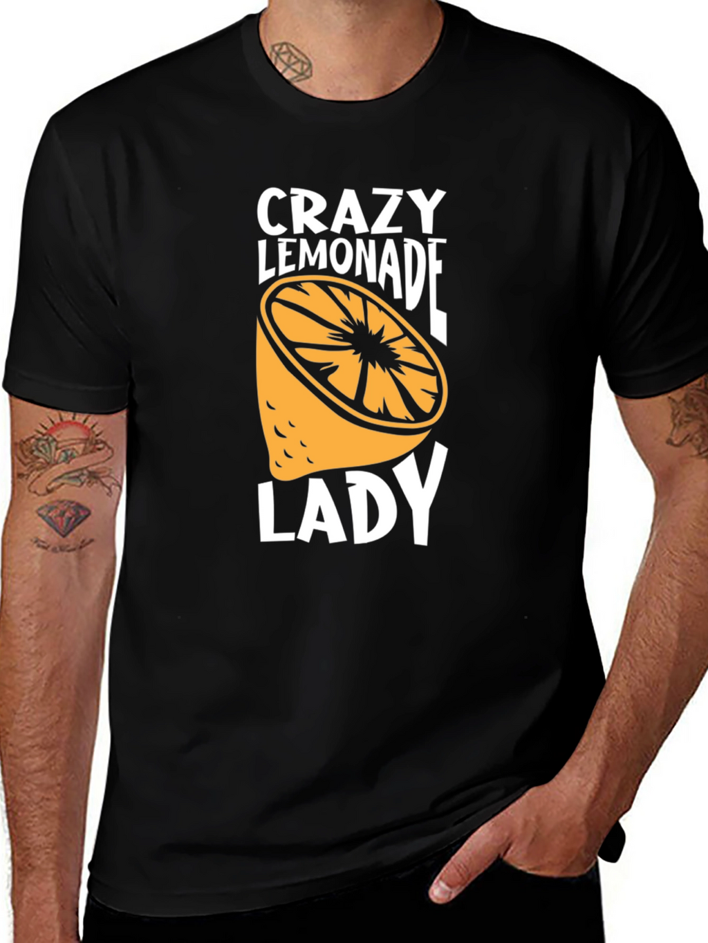 Crazy Lemonade Lady Graphic T-Shirt
