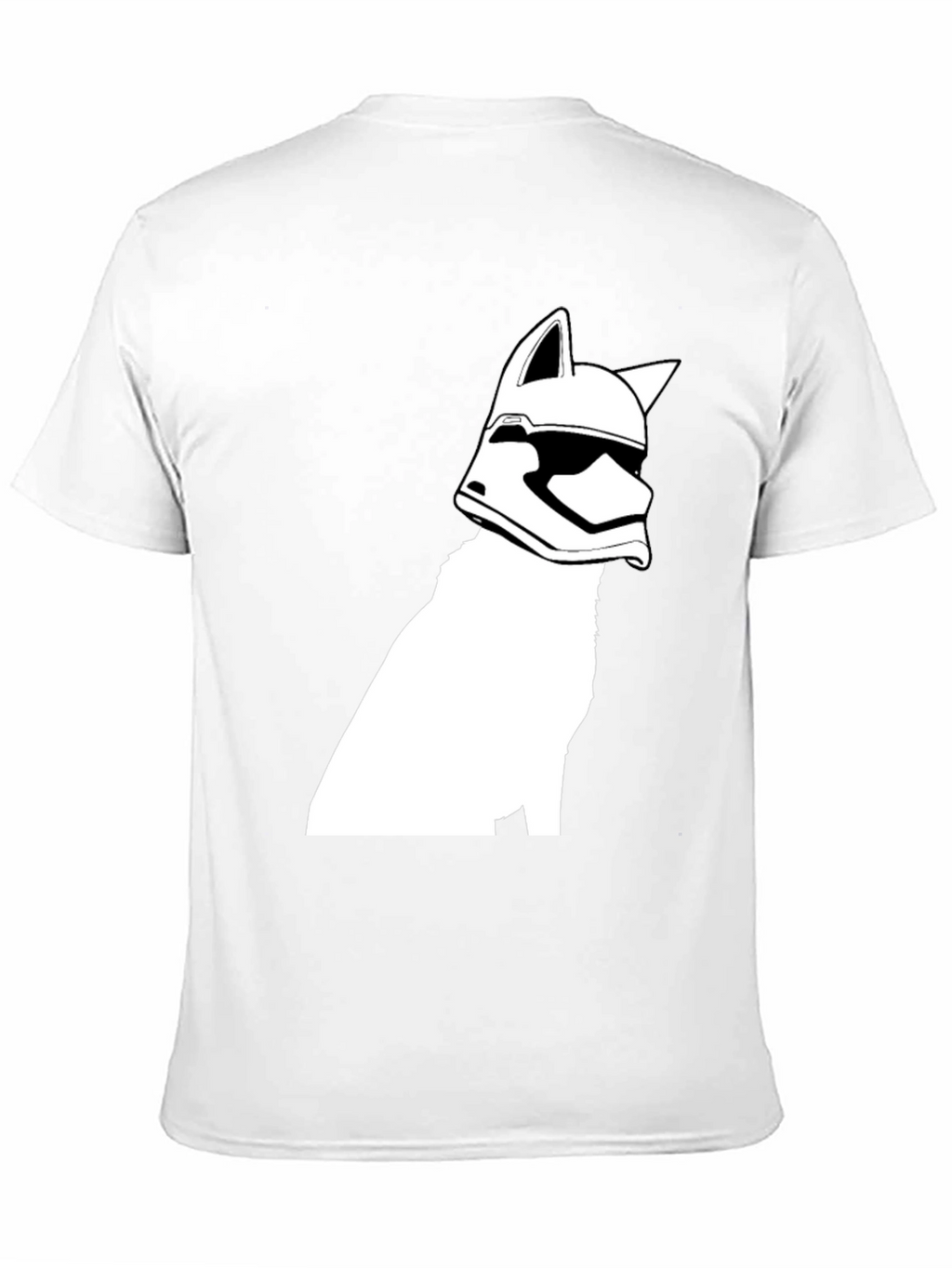 Stormtrooper Husky T-Shirt - Black Cotton Tee