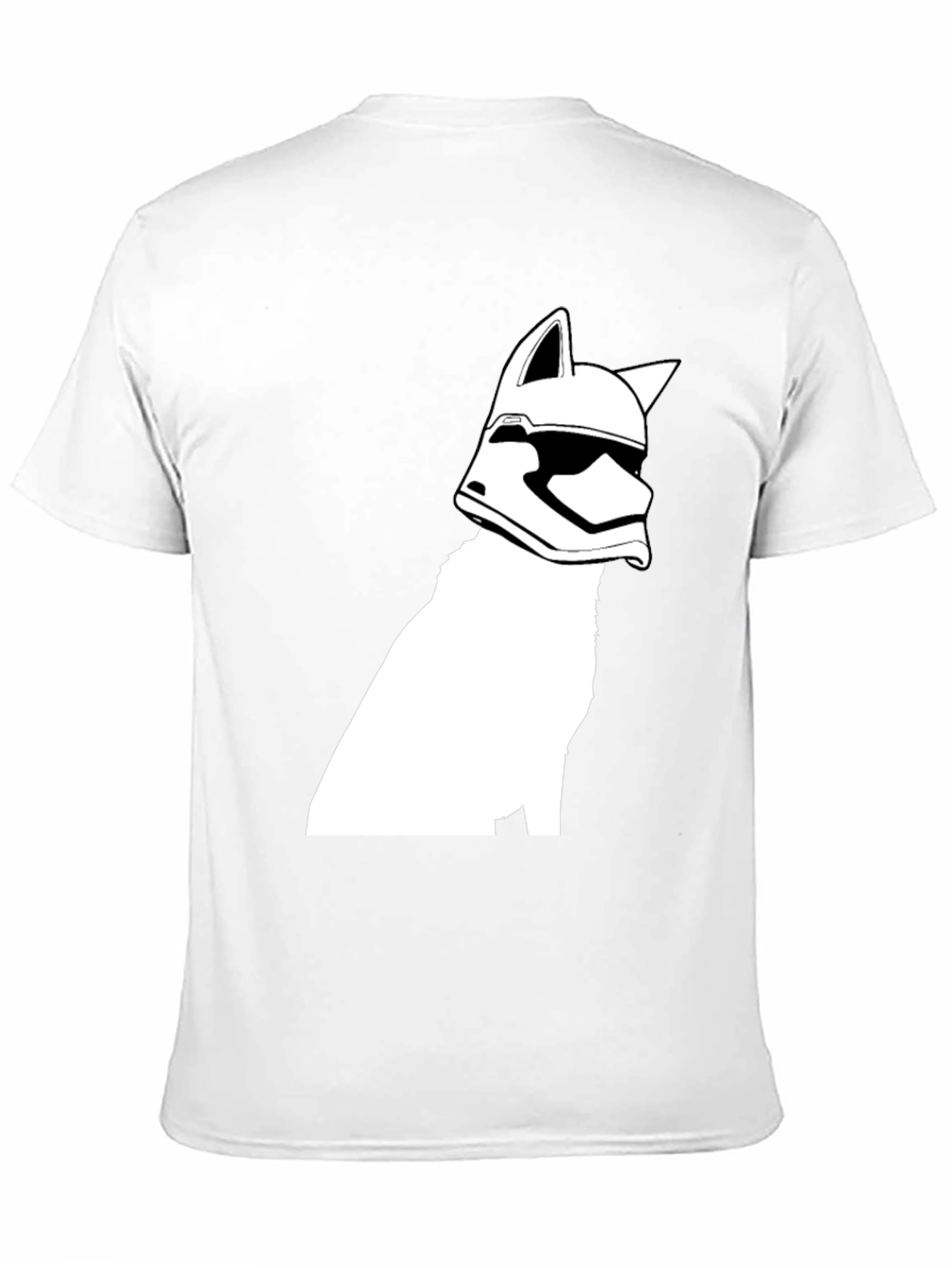 Stormtrooper Husky T-Shirt - Black Cotton Tee