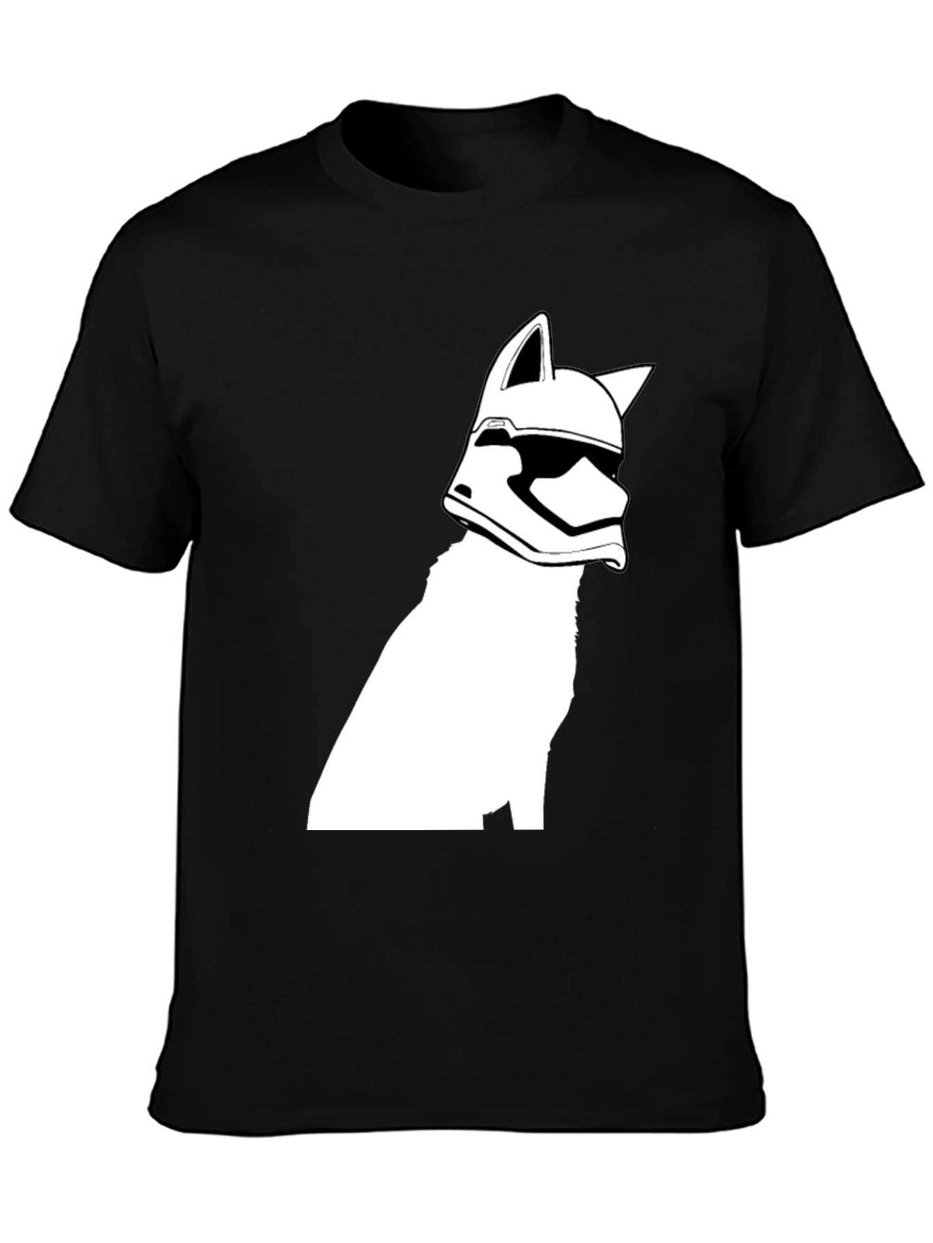 Stormtrooper Husky T-Shirt - Black Cotton Tee
