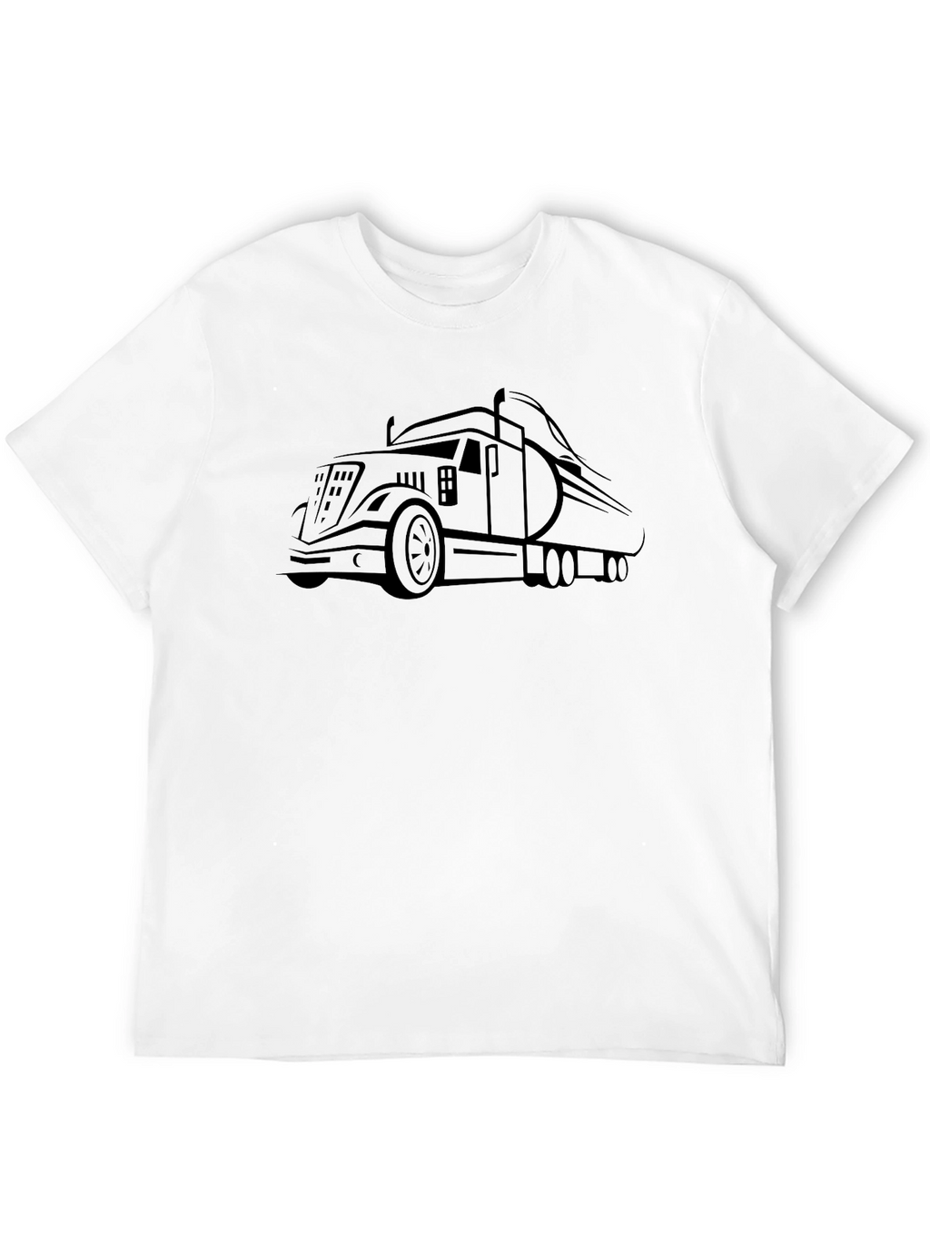 Black Truck Graphic Tee - Mens Casual Shirt