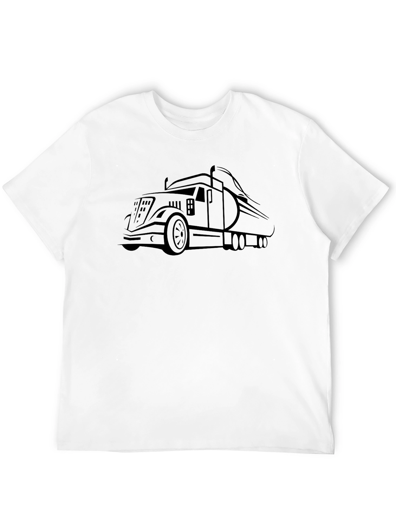 Black Truck Graphic Tee - Mens Casual Shirt