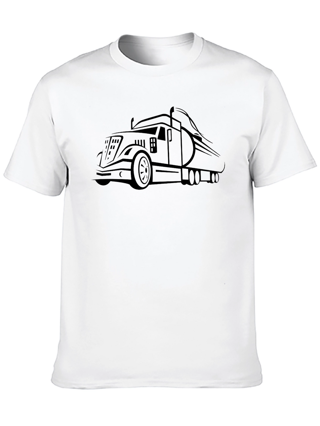 Black Truck Graphic Tee - Mens Casual Shirt