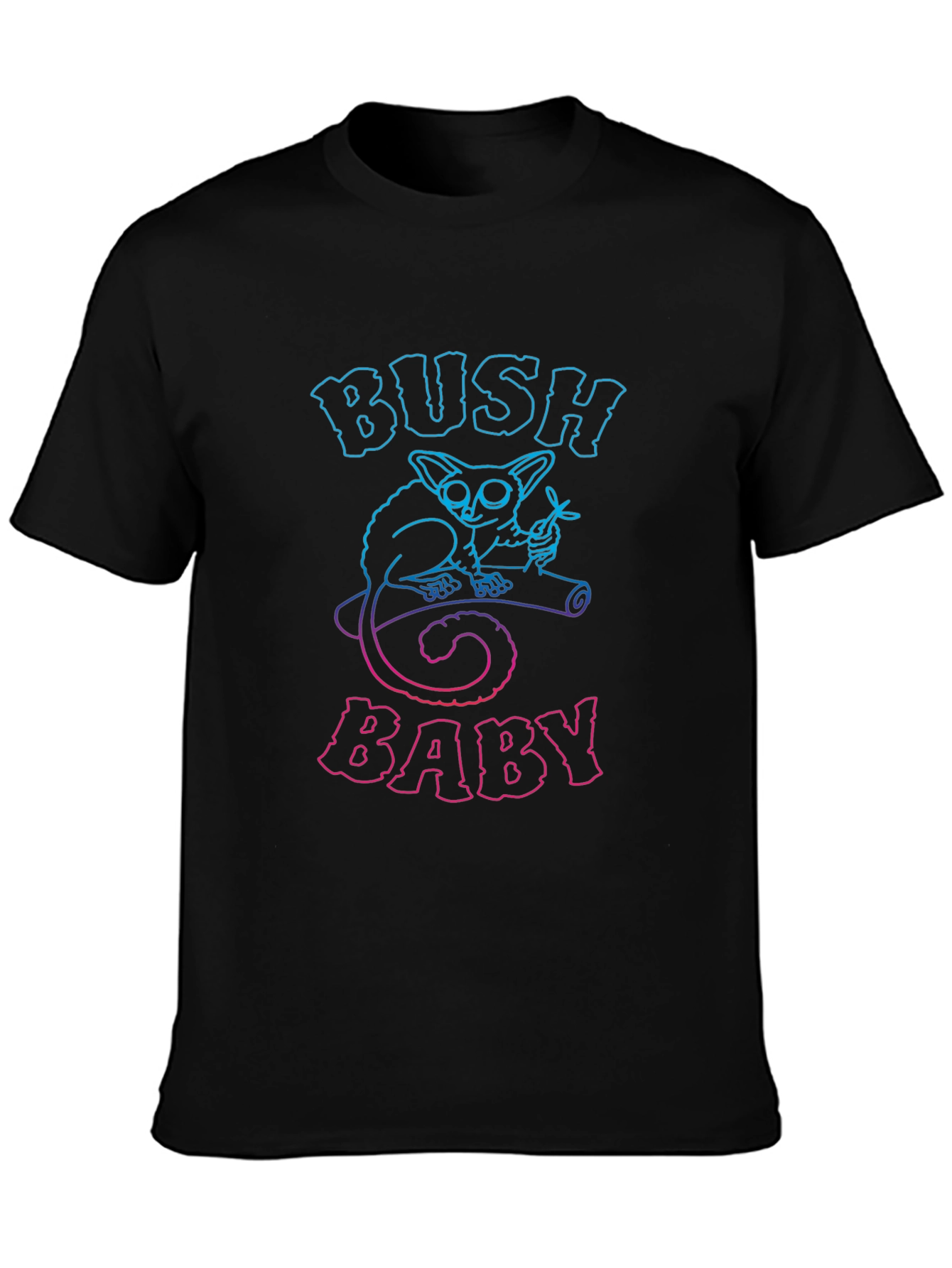Bush Baby Graphic Tee - Novelty Animal T-Shirt