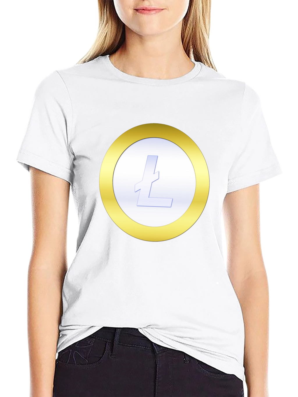 Litecoin Crypto T-Shirt - Black