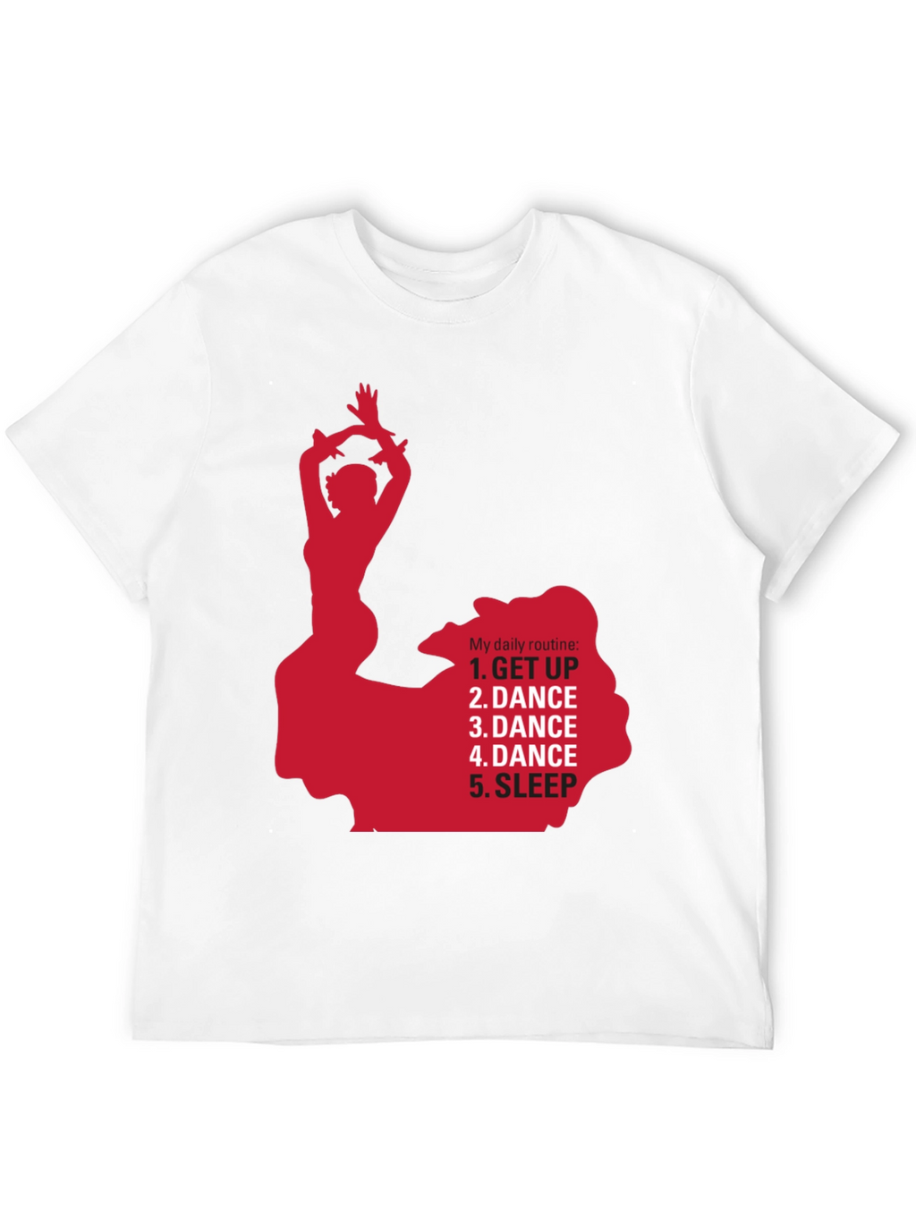 Dance Routine Graphic Tee - Dancers Daily Life Shirt