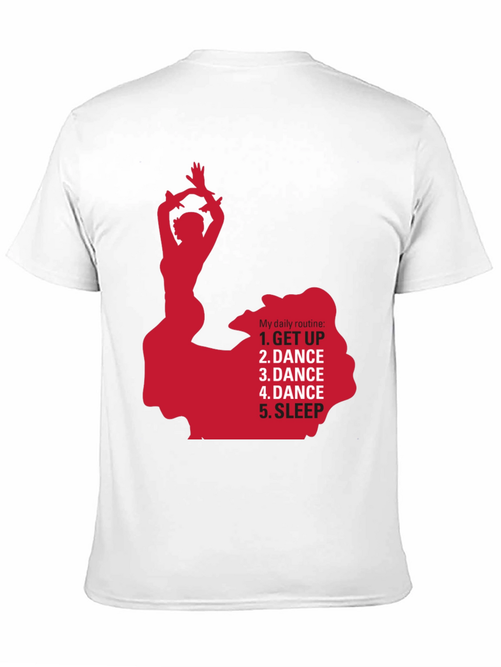 Dance Routine Graphic Tee - Dancers Daily Life Shirt