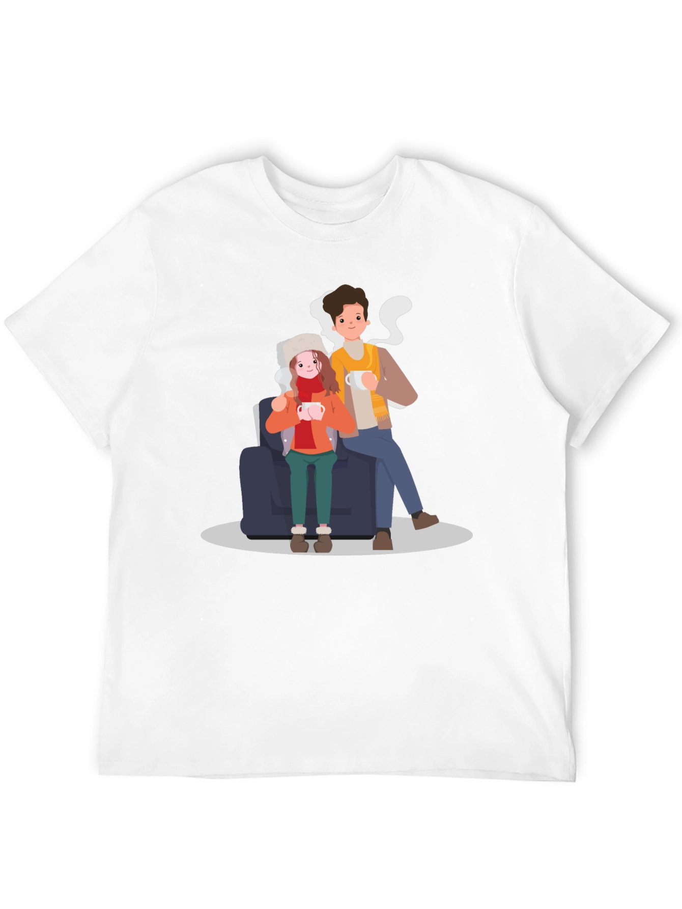 Cozy Couple T-Shirt - Warm Winter Vibes